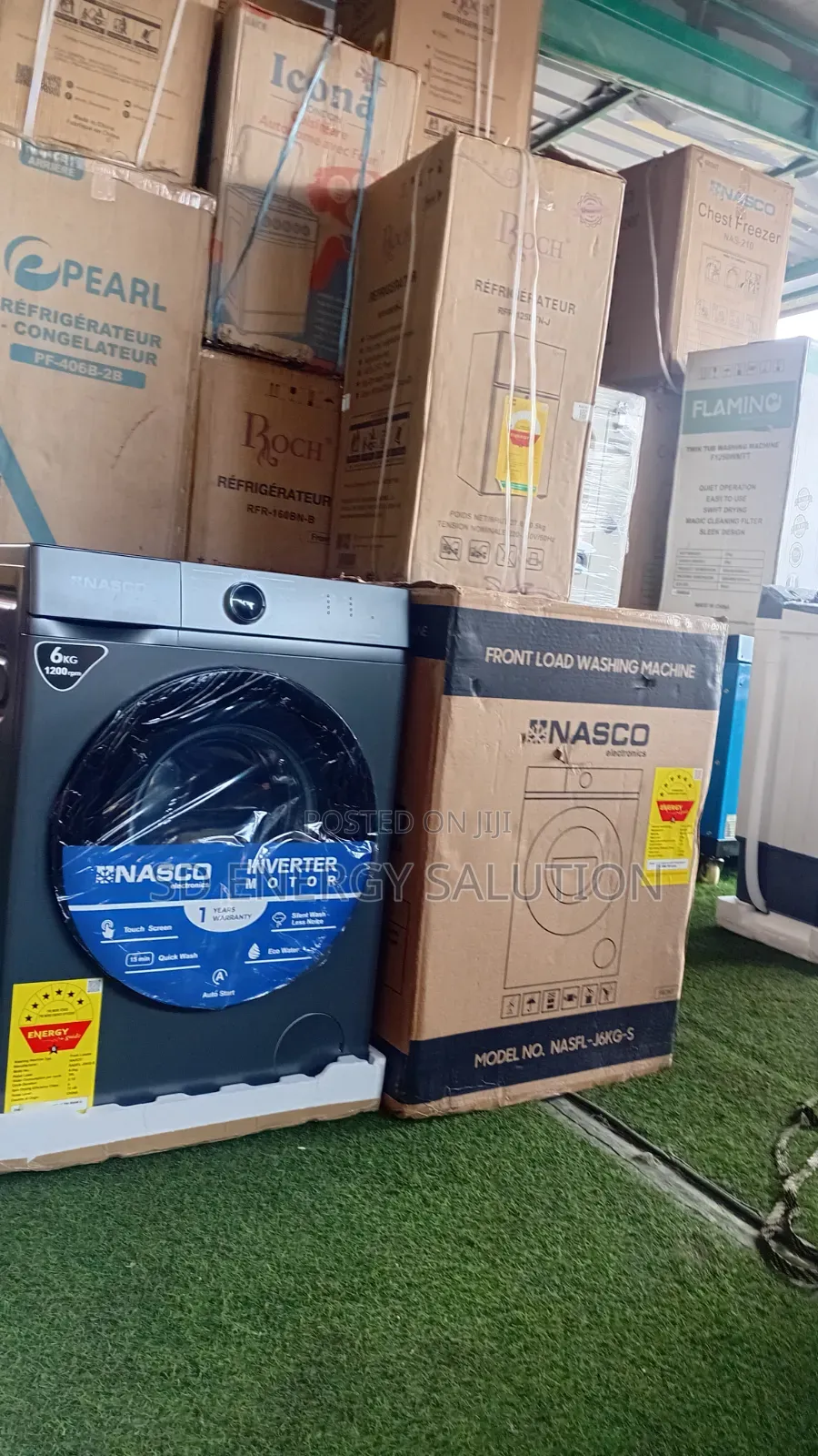 Make Laundry Easy With Nasco 6kg Front Load