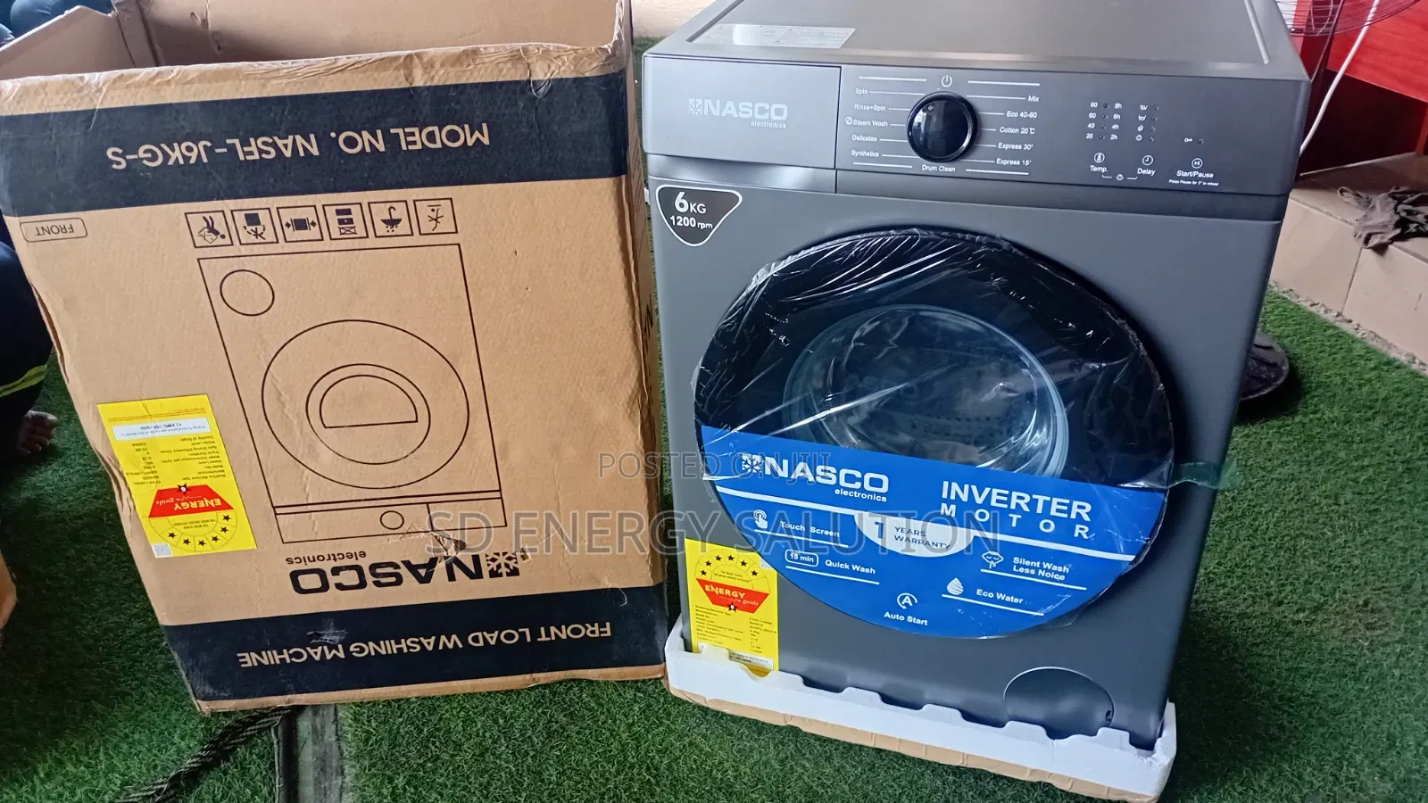 Upgrade Your Home With Nasco 6kg Front Loader