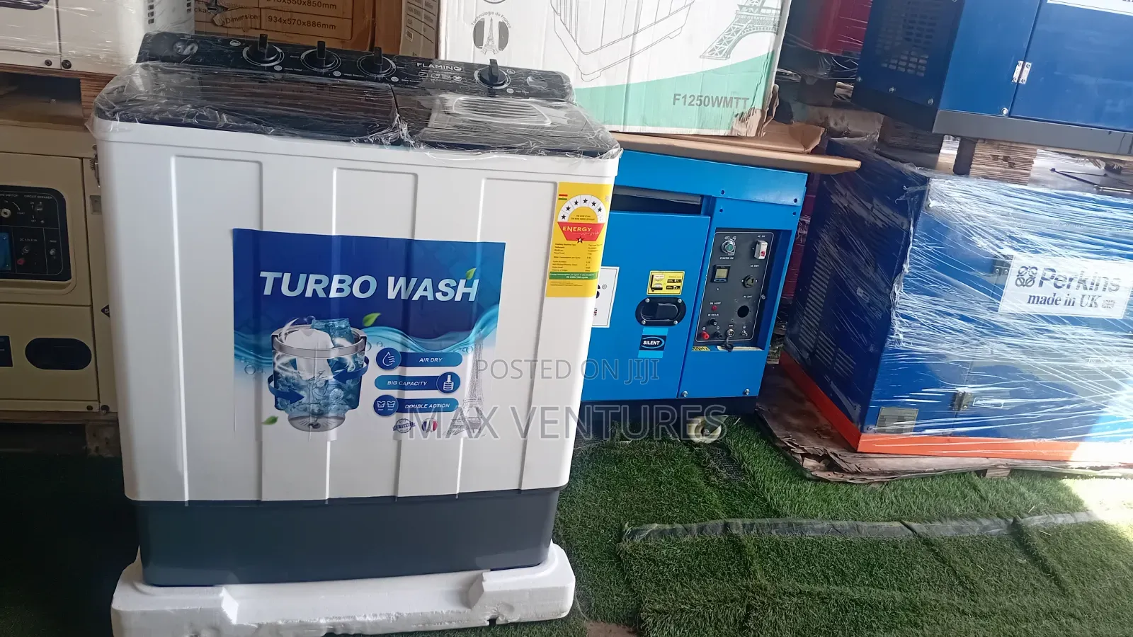 Efficient Flamino 11kg Laundry Machine – 118l Drum 11kg