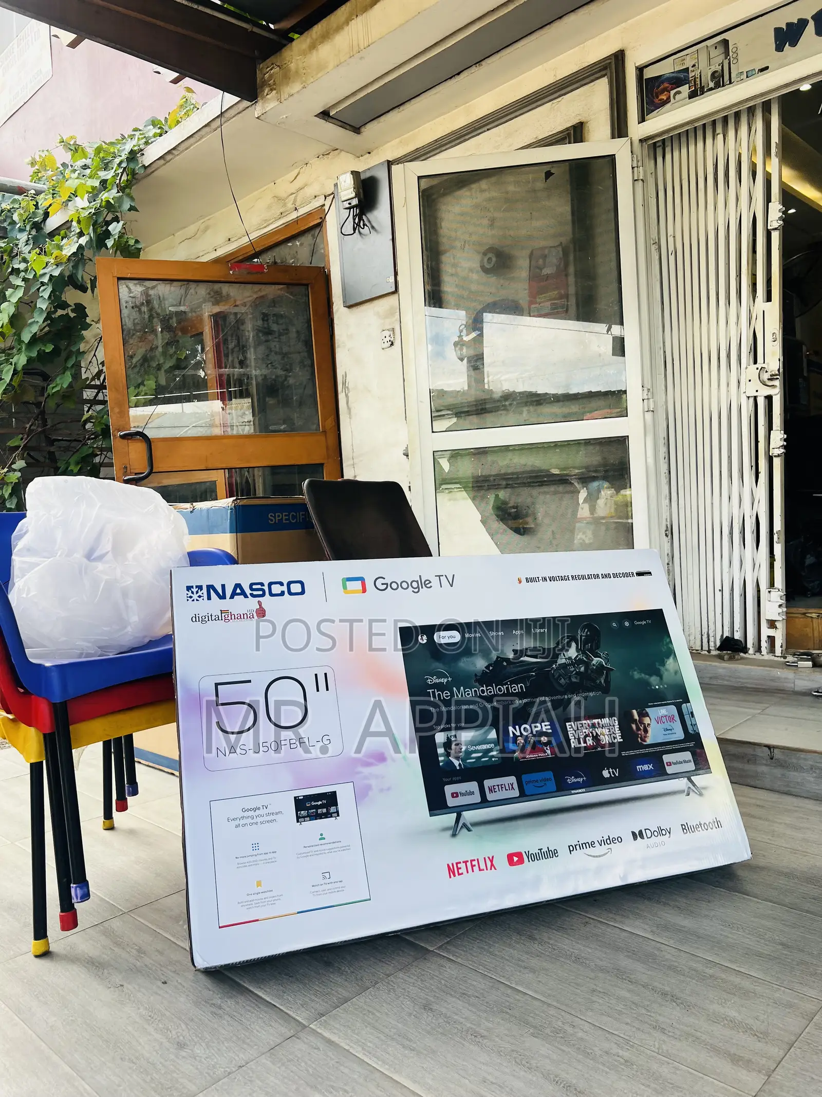 Order Affordable Nasco 50” Uhd Smart Television(Black) 