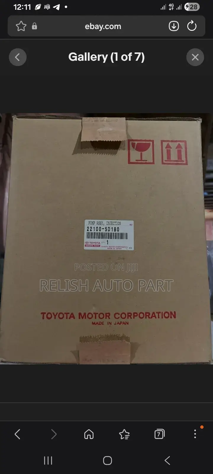 Injector Pump for Electronic Diesel Engine, 5L,1KD,2KD,2L,3L Etc
