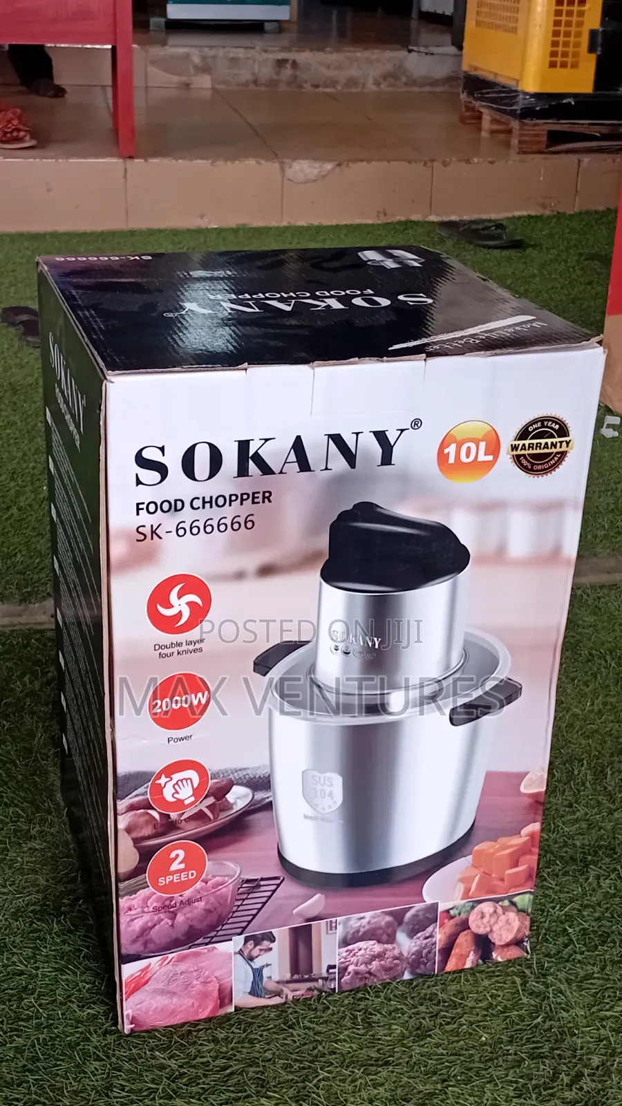 Sokany 10l Electric Vegetable and Meat Chopper 10l