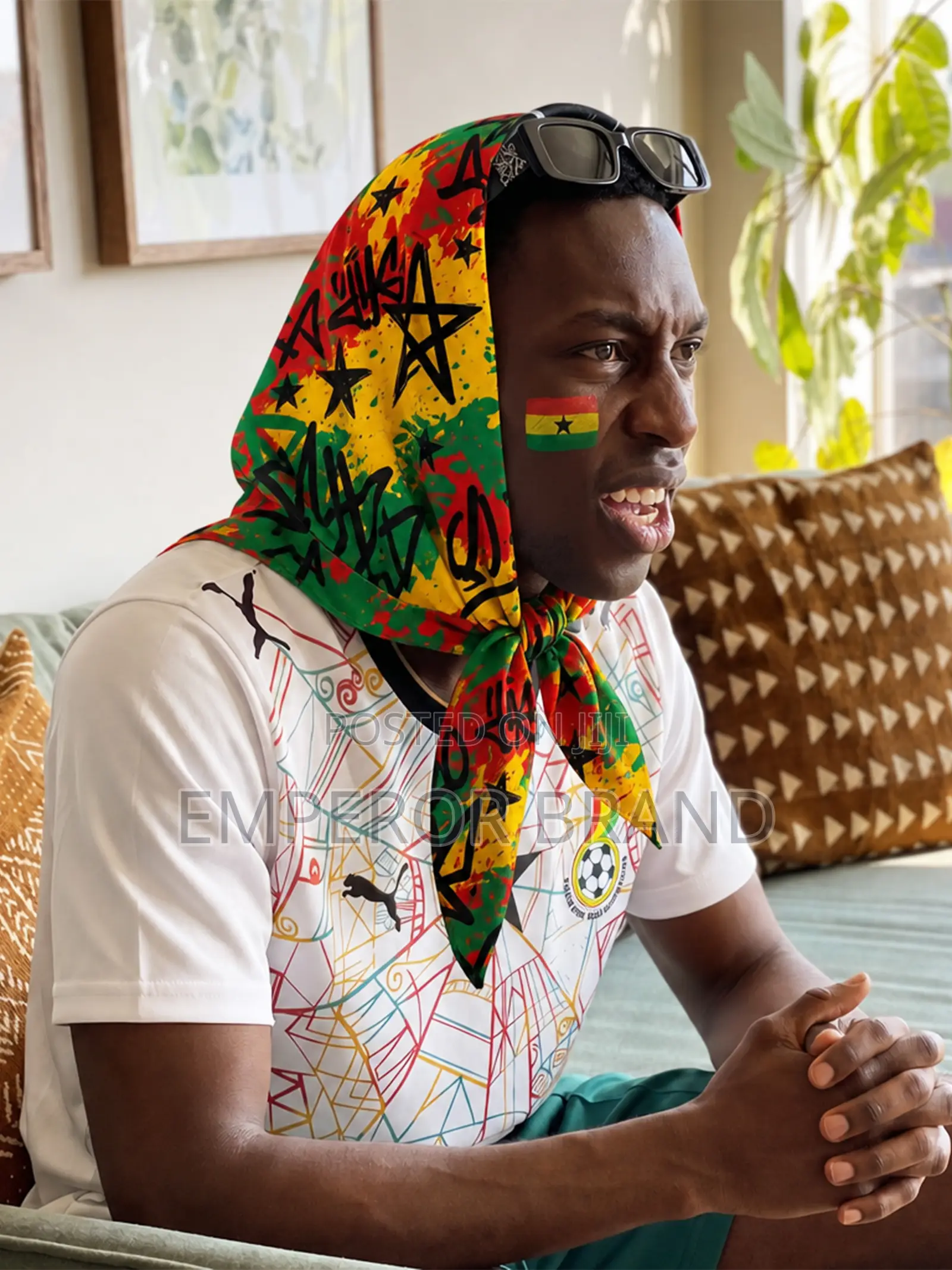 Ghana Jive Graffiti Scarf