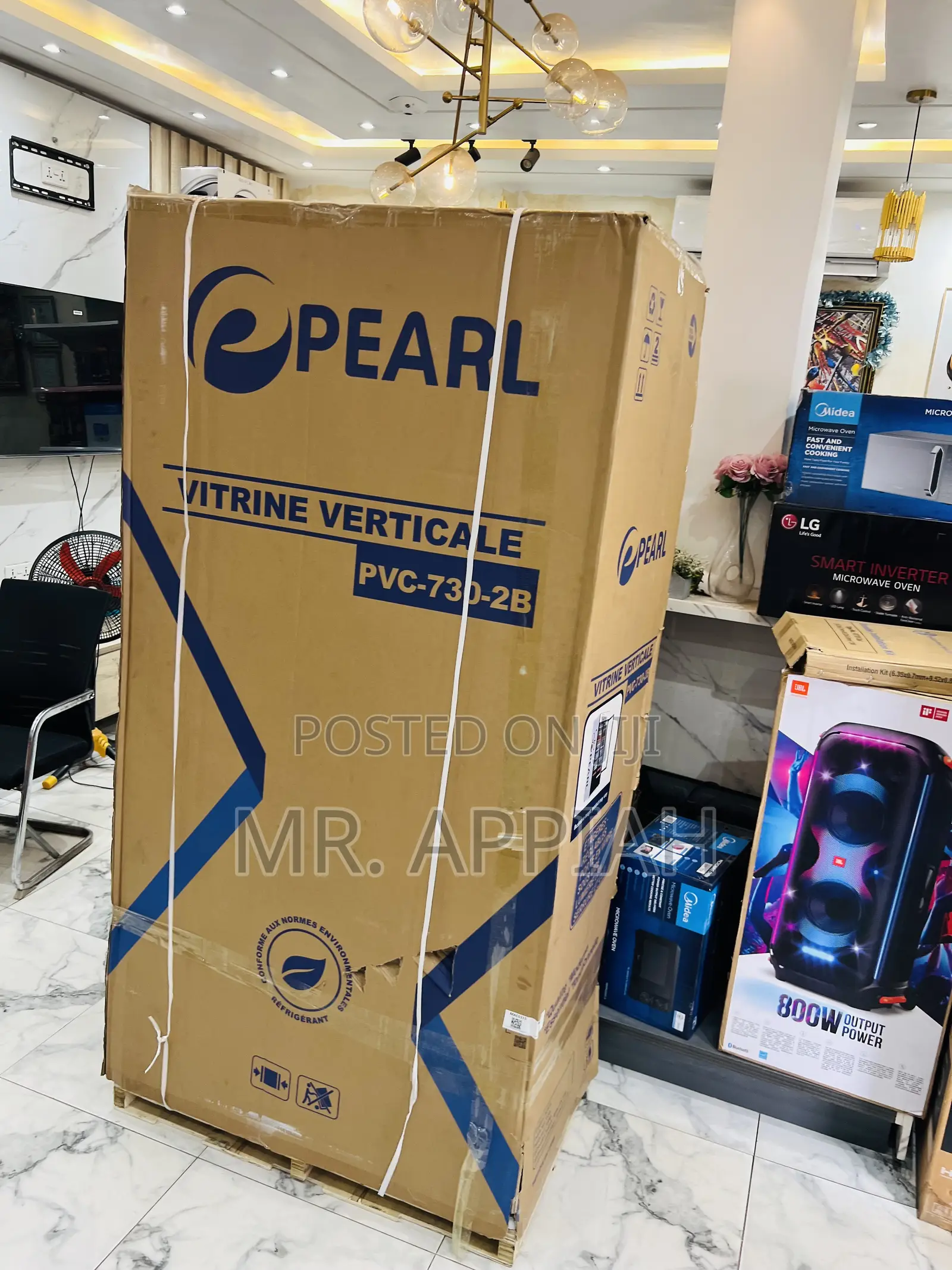 Durable and Affordable Pearl Pvc—730-2b Display Fridge 