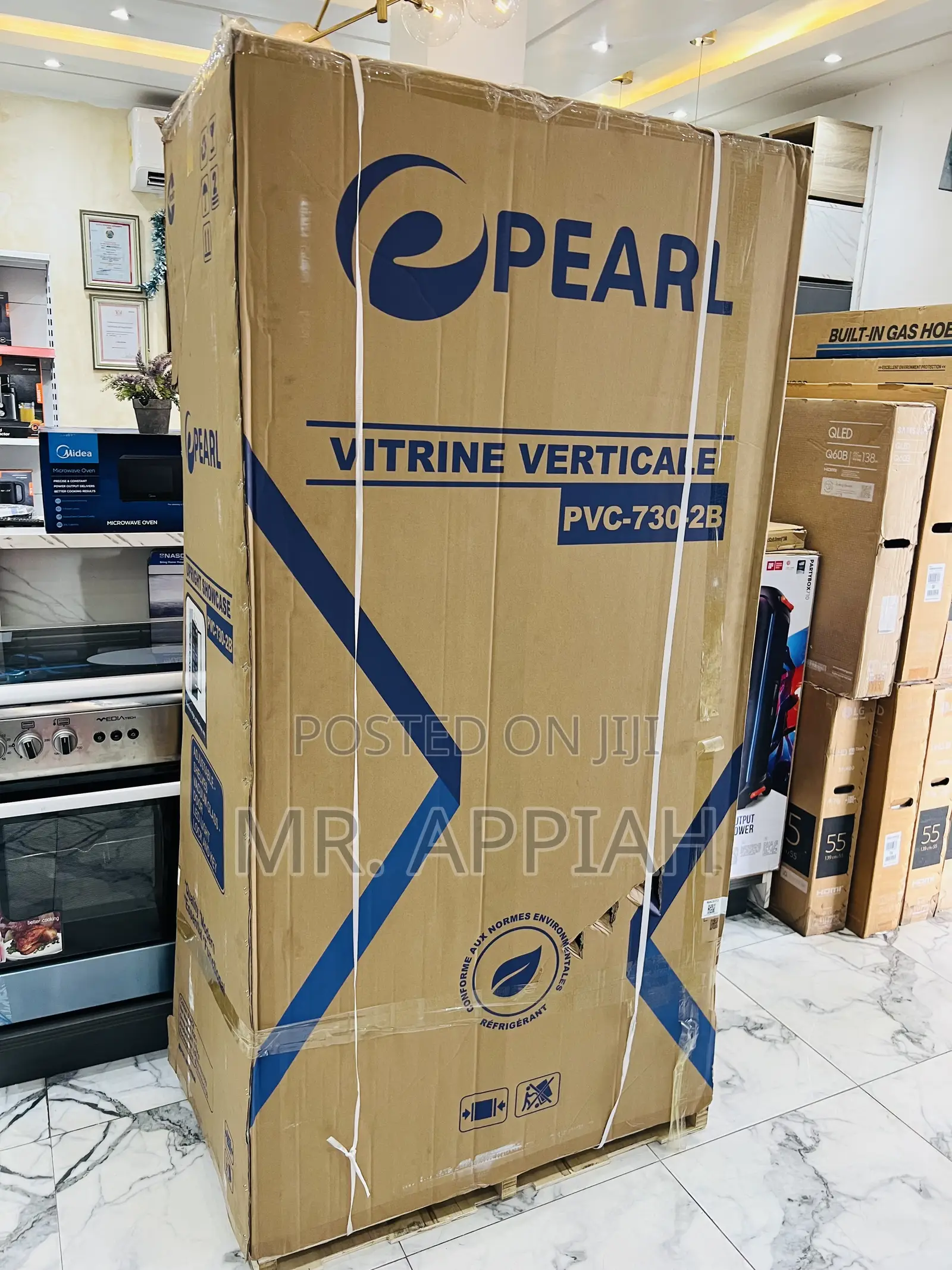 Order Unique Pearl Pvc—730-2b 2 Door Refrigerator(Glass Door)