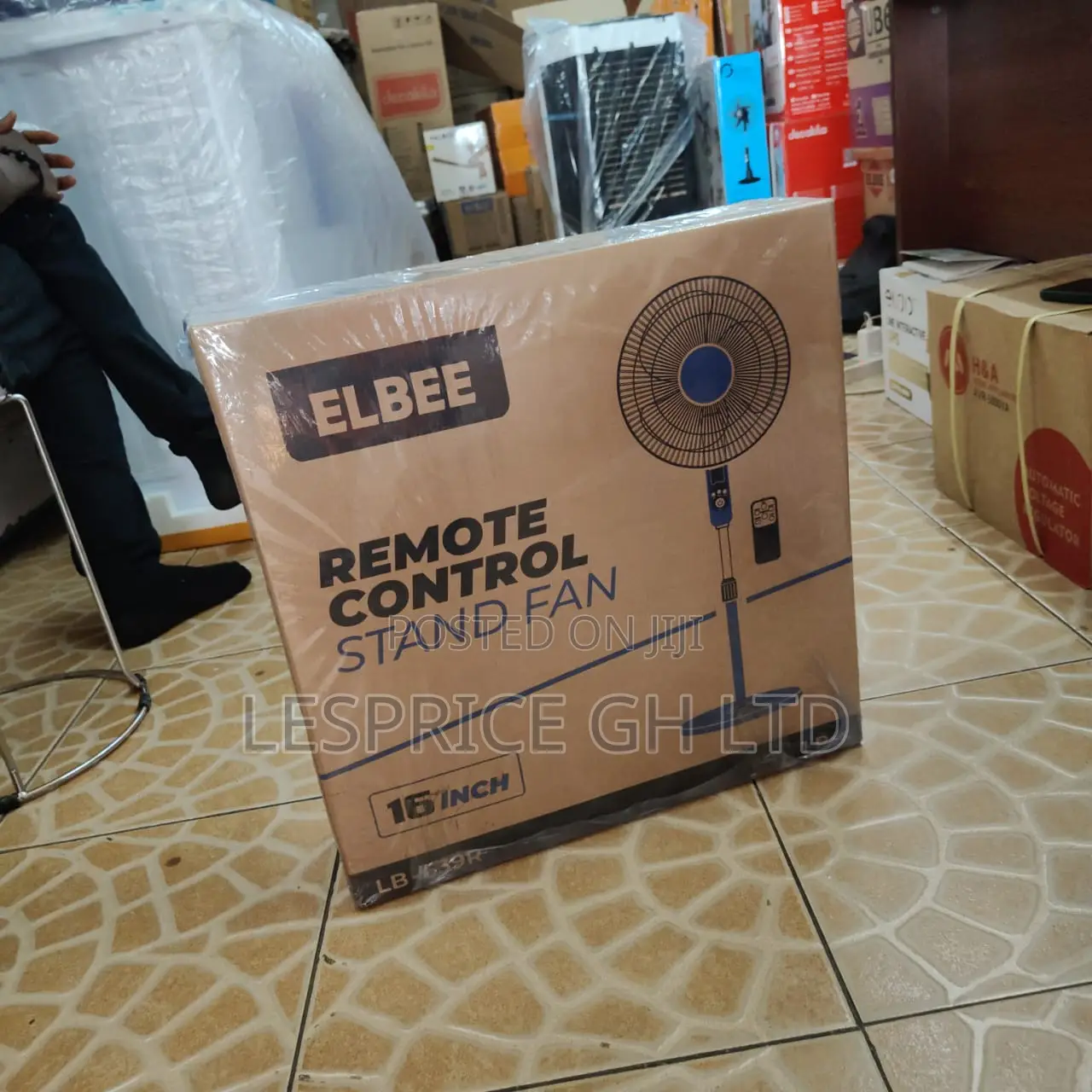 Mega Price Drop on Our All New 16'' Elbee Remote Controlled Stand Fan