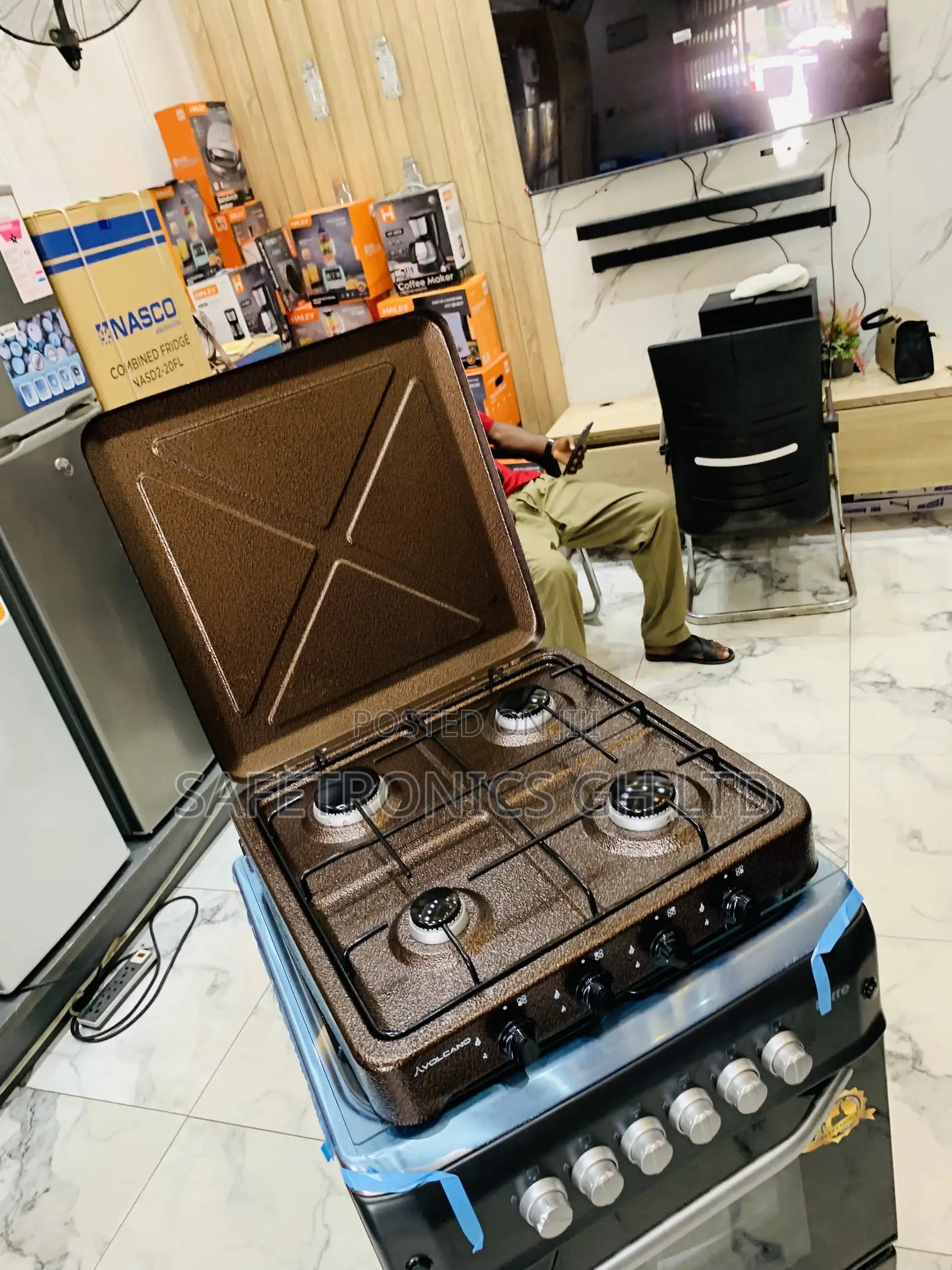 Check Out Volcano Tabletop 4-Burner Gas Cooker