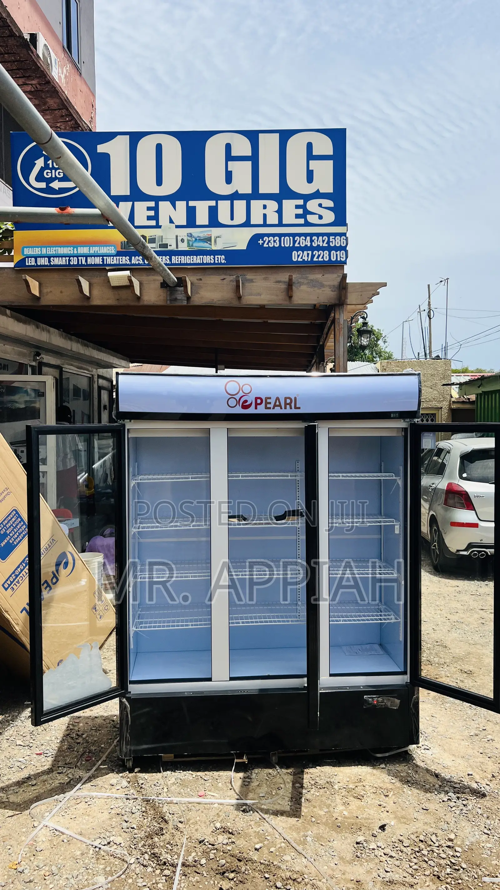Get Affordable Pearl 3 Door Beverages Cooler(Glass Door) 