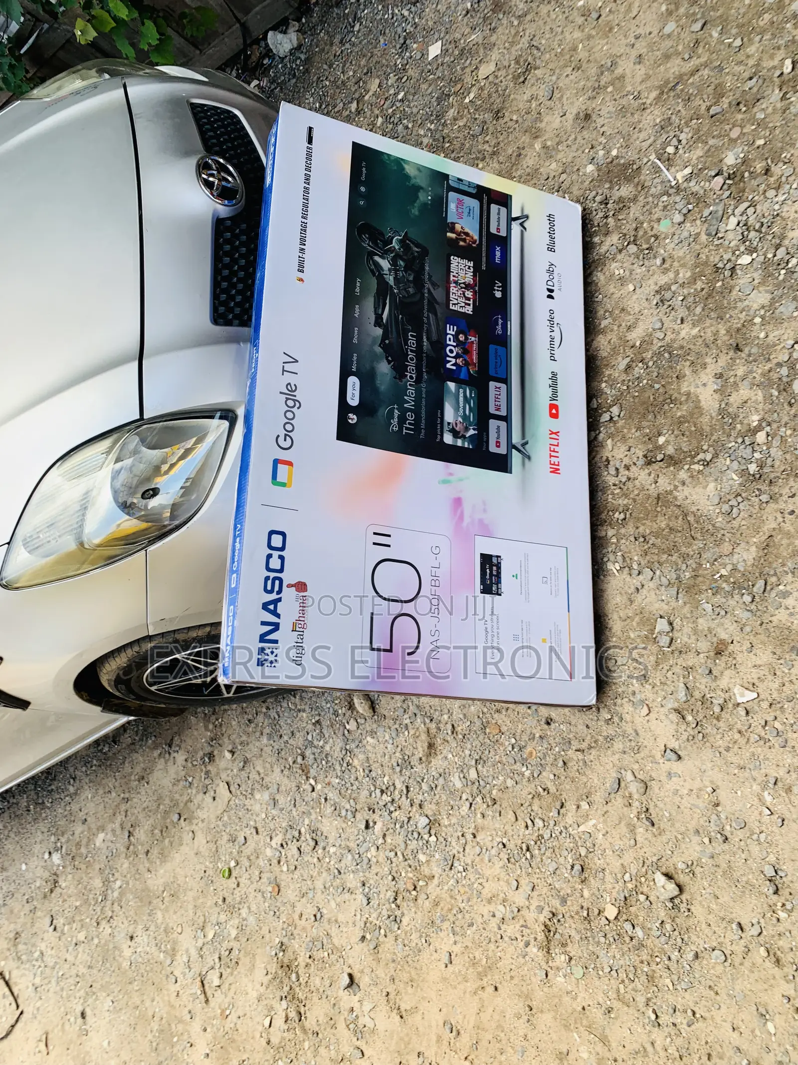 Ultra Sleek Slim Uhd Smart Glossy Tv 50” Nasco