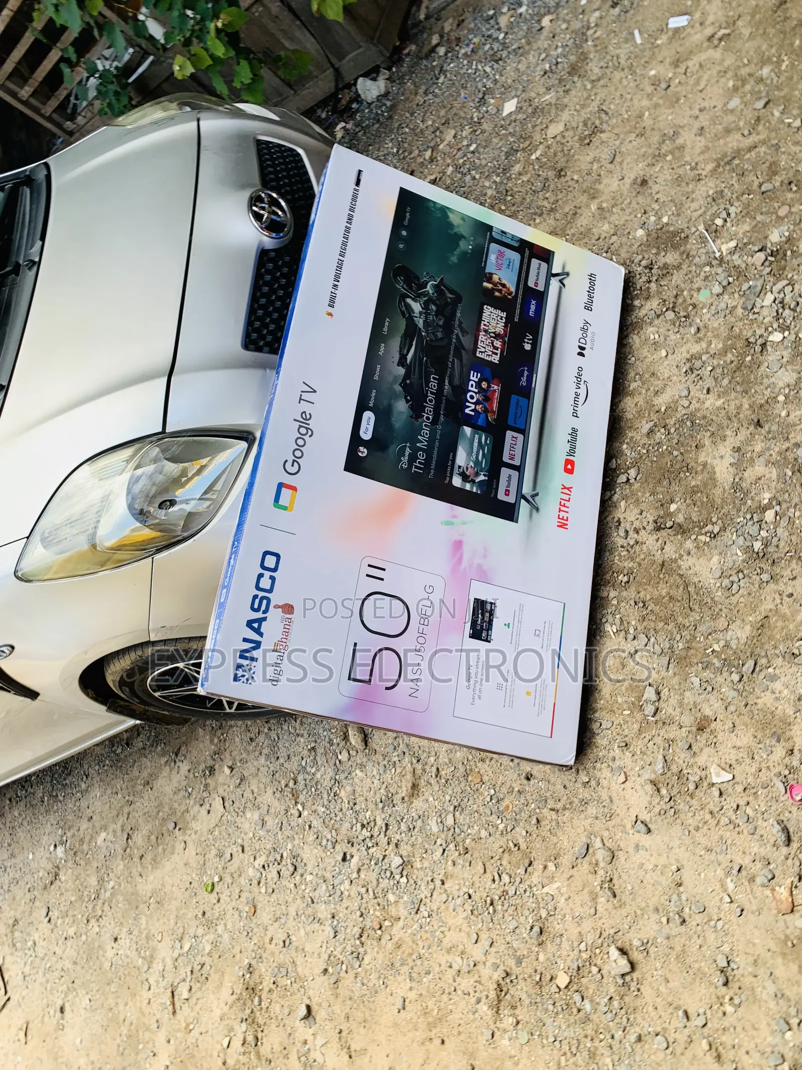 Ultra Sleek Slim Uhd Smart Glossy Tv 50” Nasco