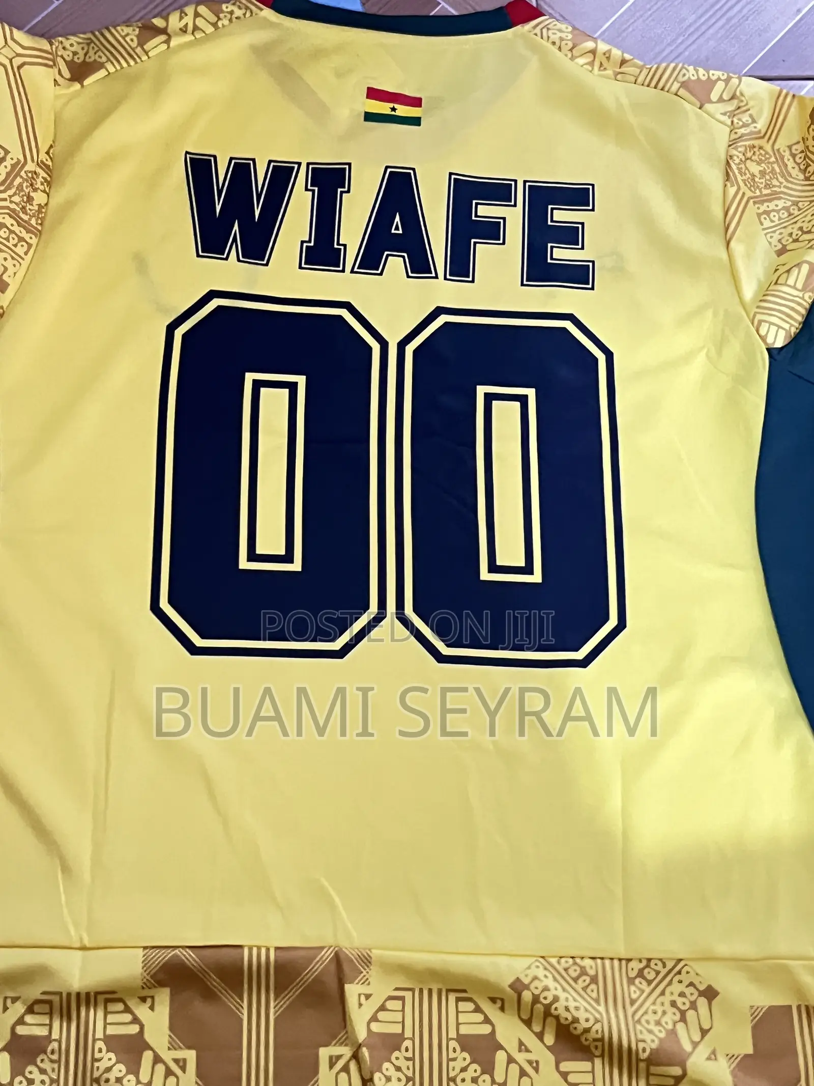 Customized Spider Web Ghana Jersey