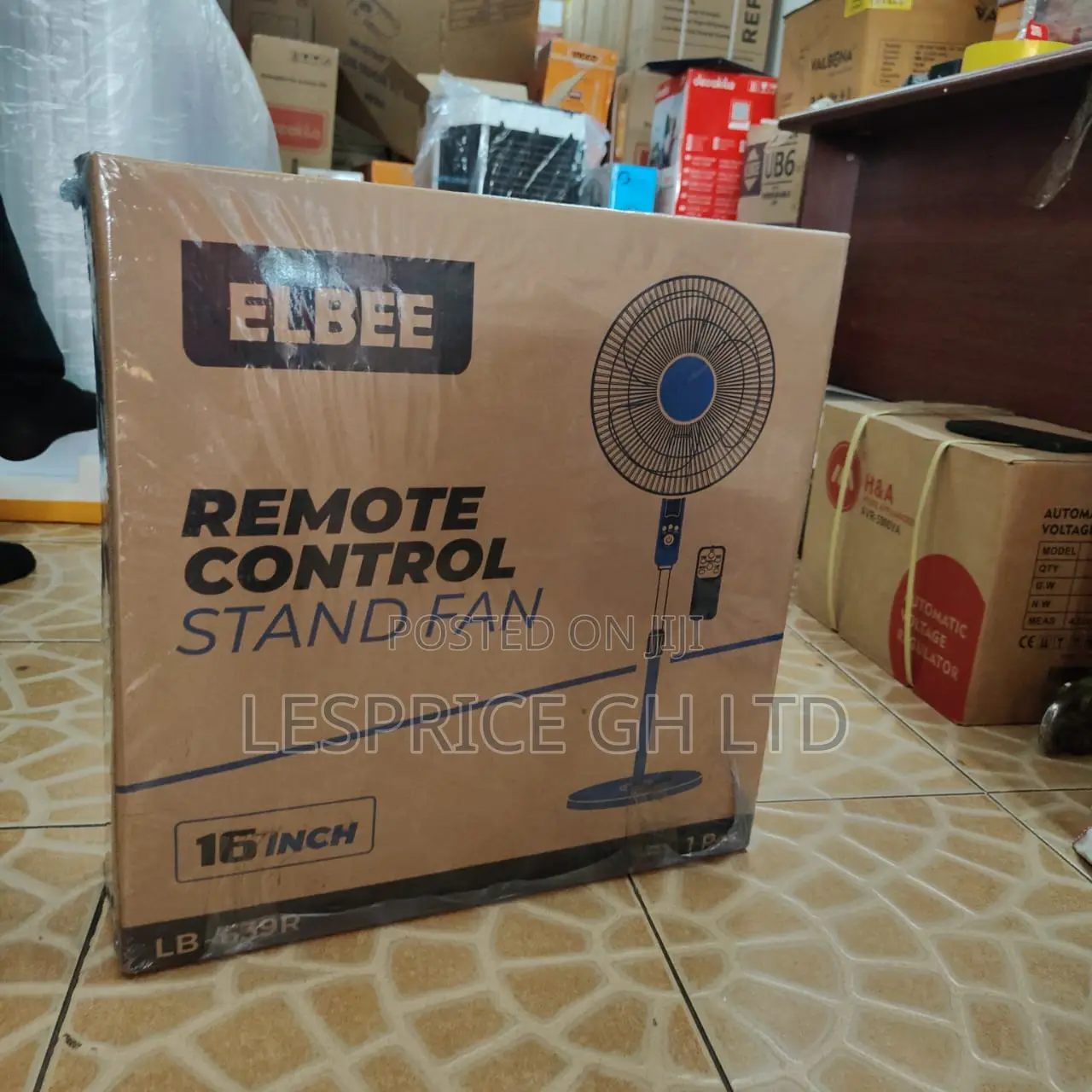 Enjoy Great Quality 16'' Remote Controlled Elbee Fan