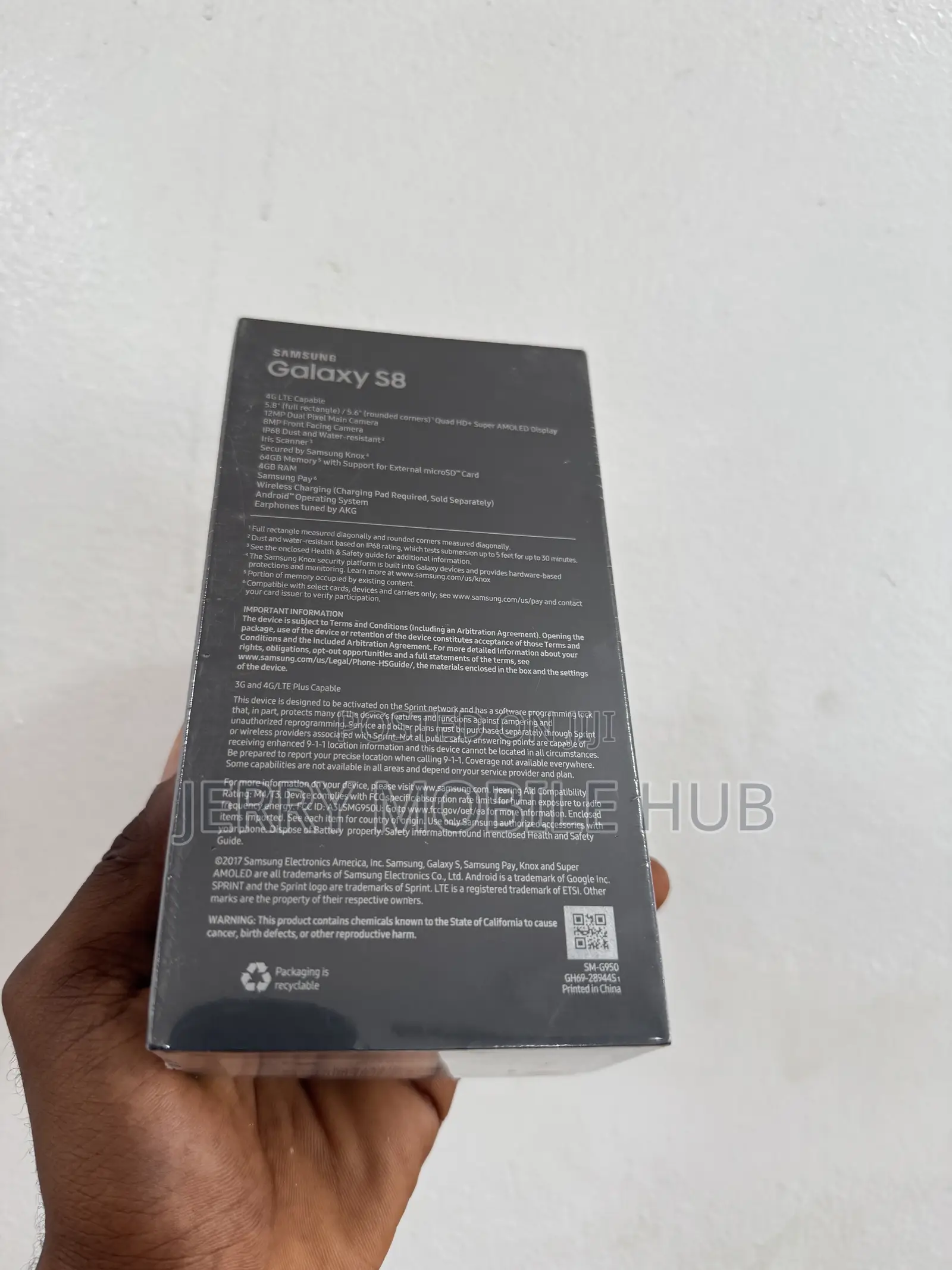 New Samsung Galaxy S8 64 GB Black