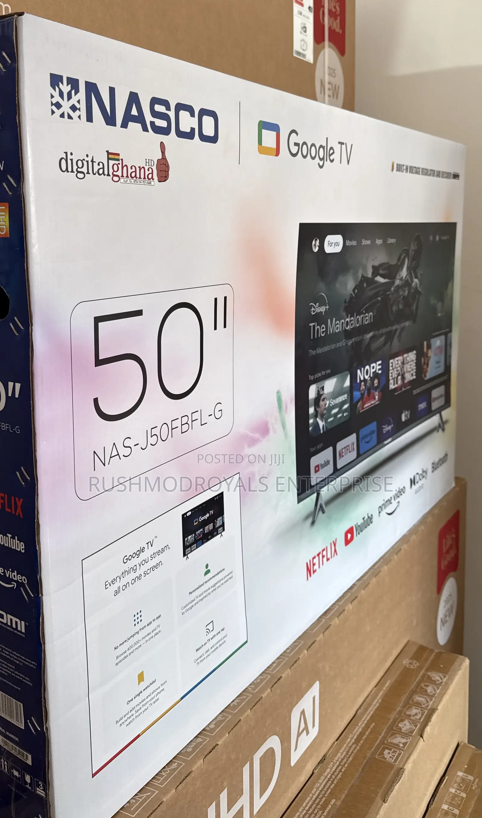 Nasco 50’’ Smart Google Tv Uhd