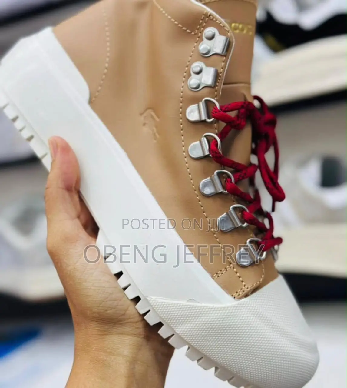 Original Lacoste High Midshot Brown/White
