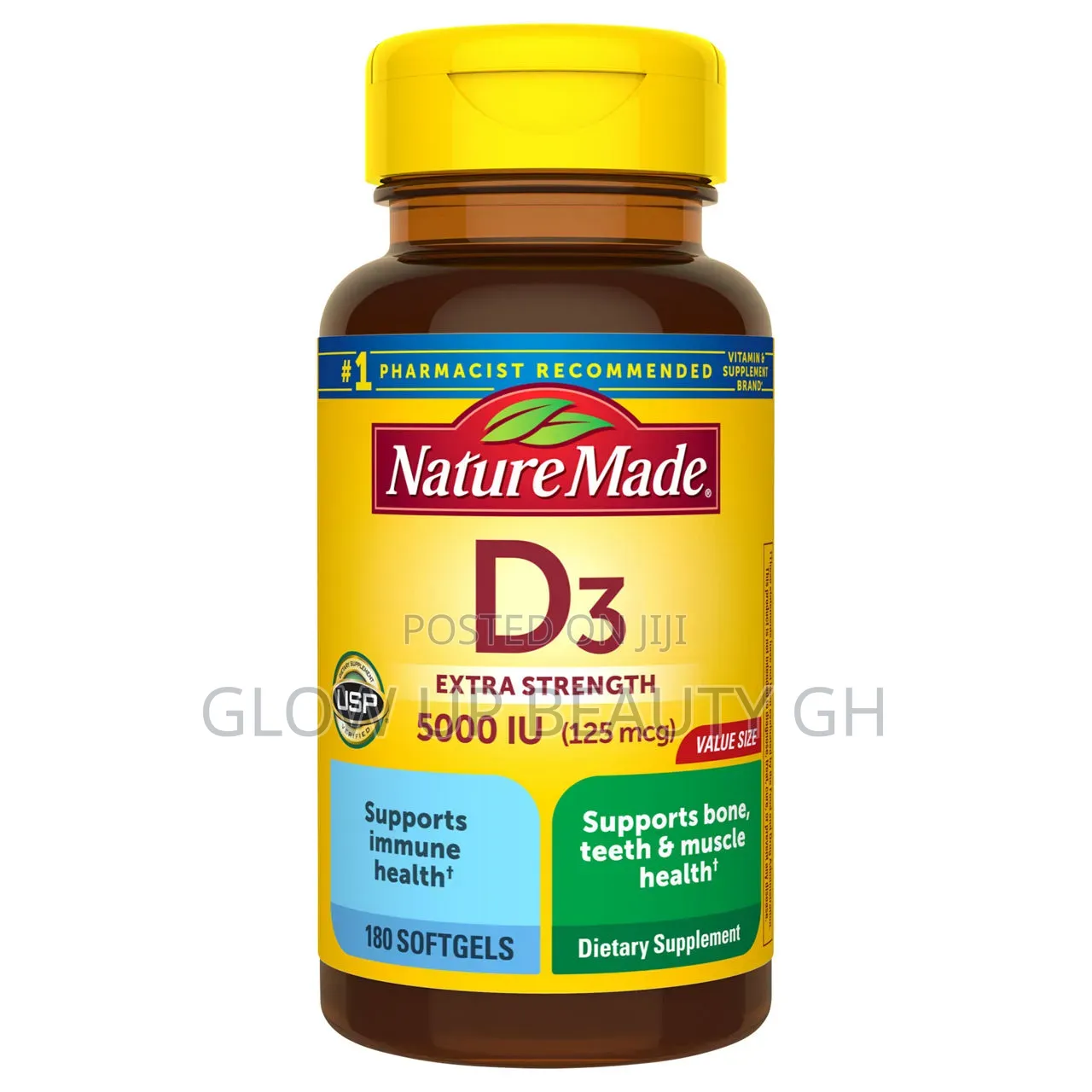 Nature Made D3 Extra Strength 180 Softgels