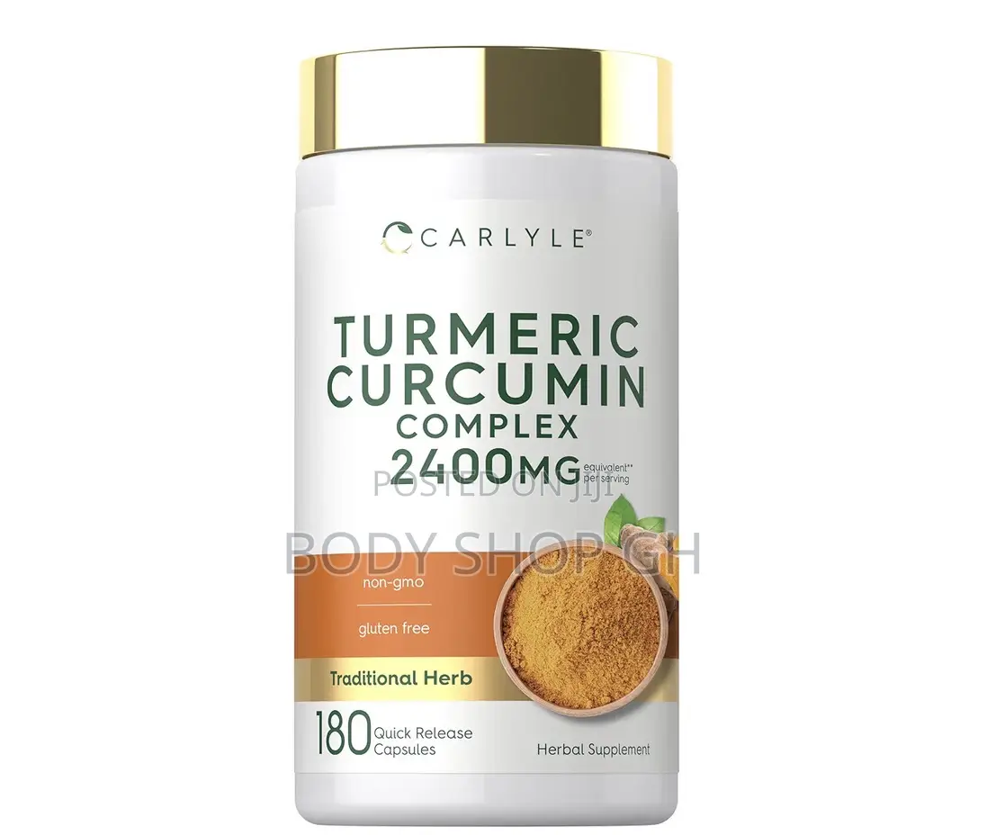 Turmeric Curcumin With Black Pepper | 180 Capsules | Turmeric Complex
