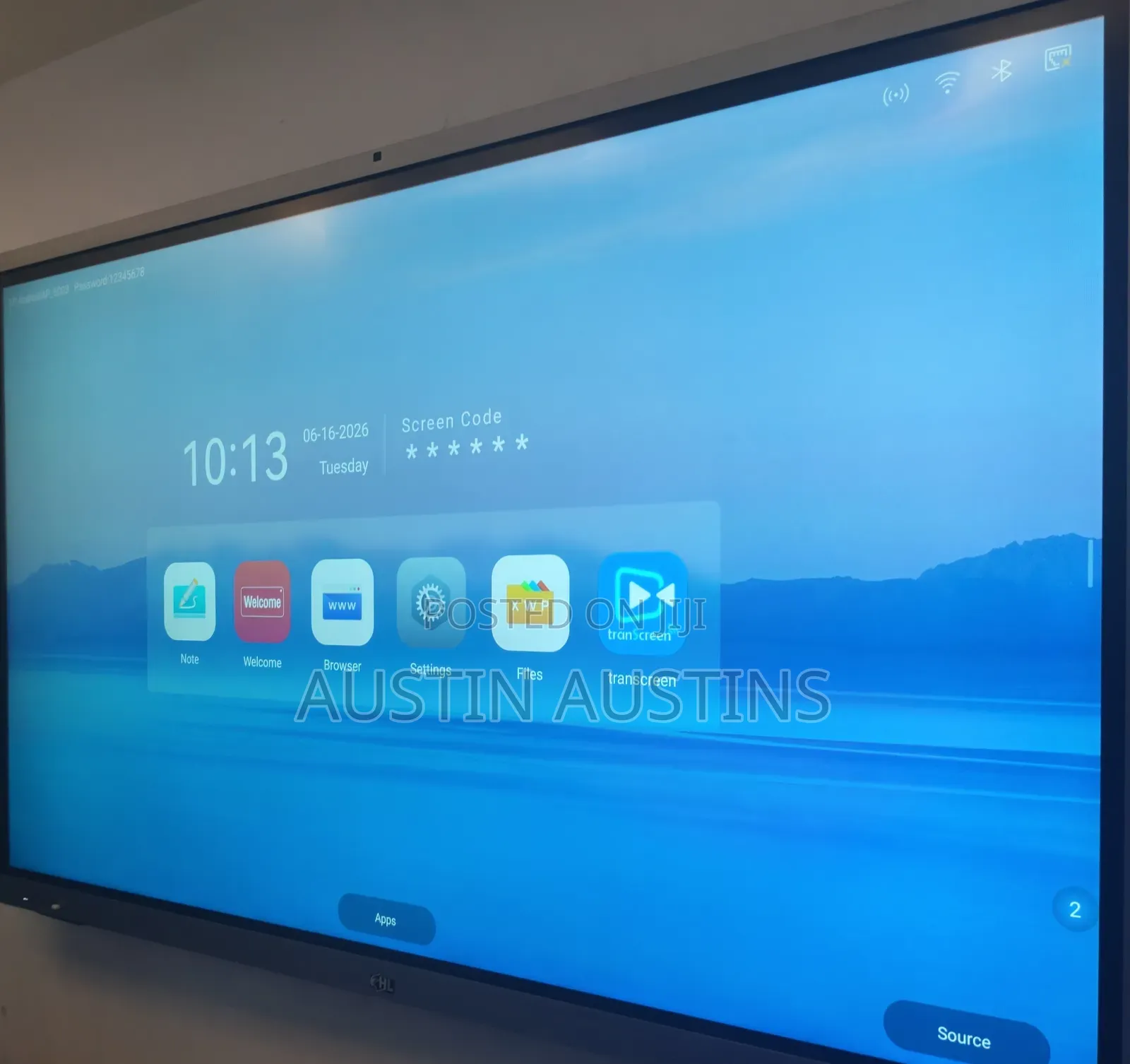 Not in Box 86 Inch Touchscreen Smart Interactive Display With Camera