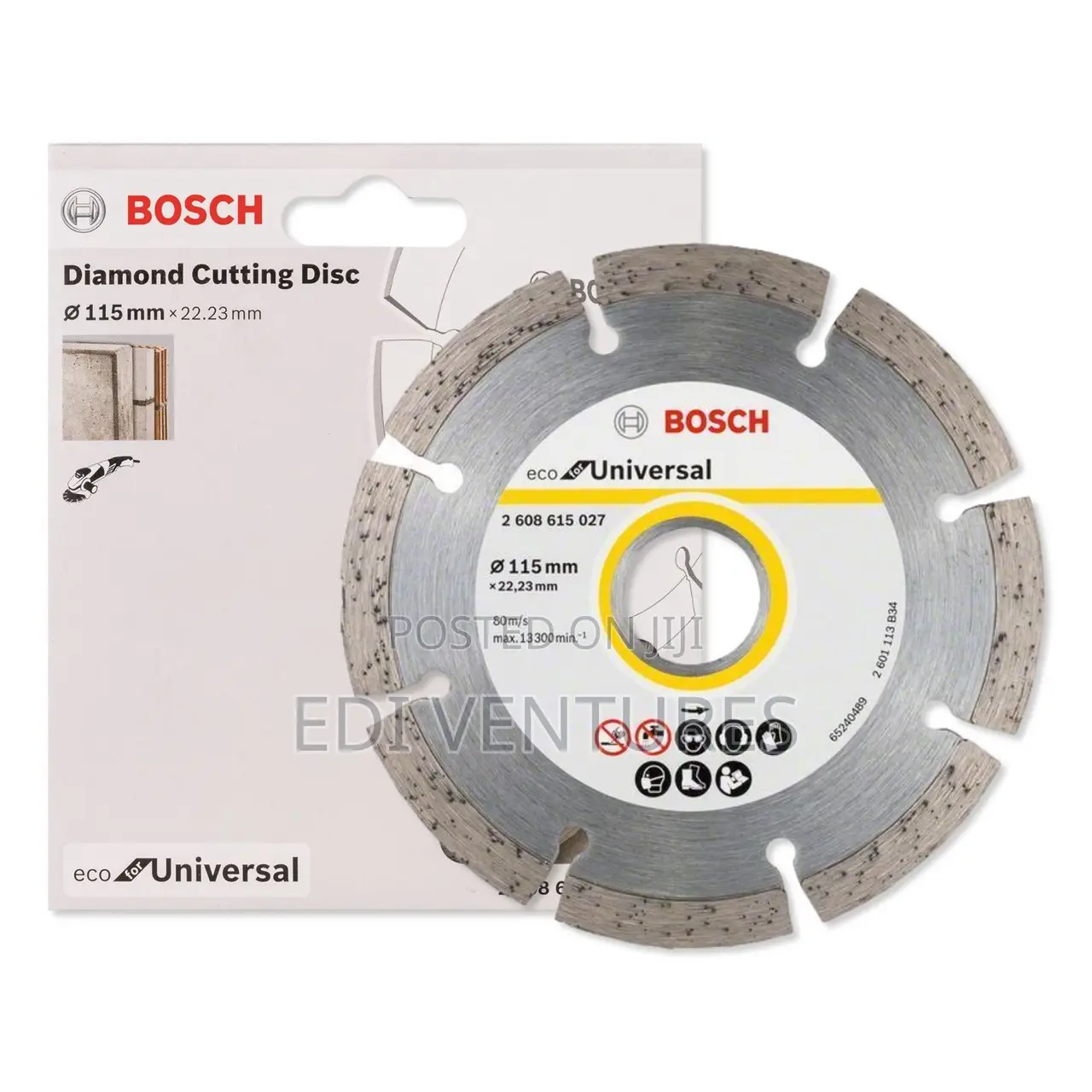 Bosch Diamond Cutting Disc 115mm X 22.25mm (4 1/2")