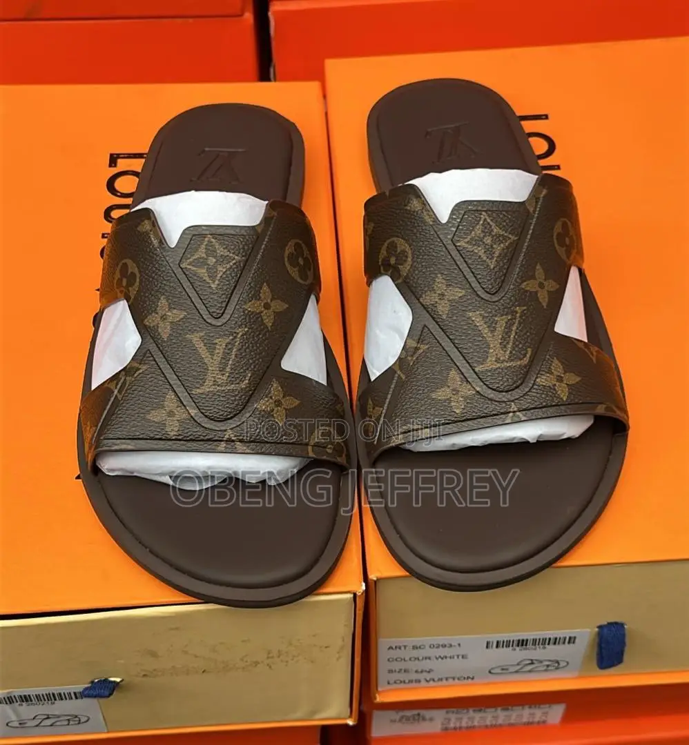 Original Louis Vuitton Slippers in Varieties