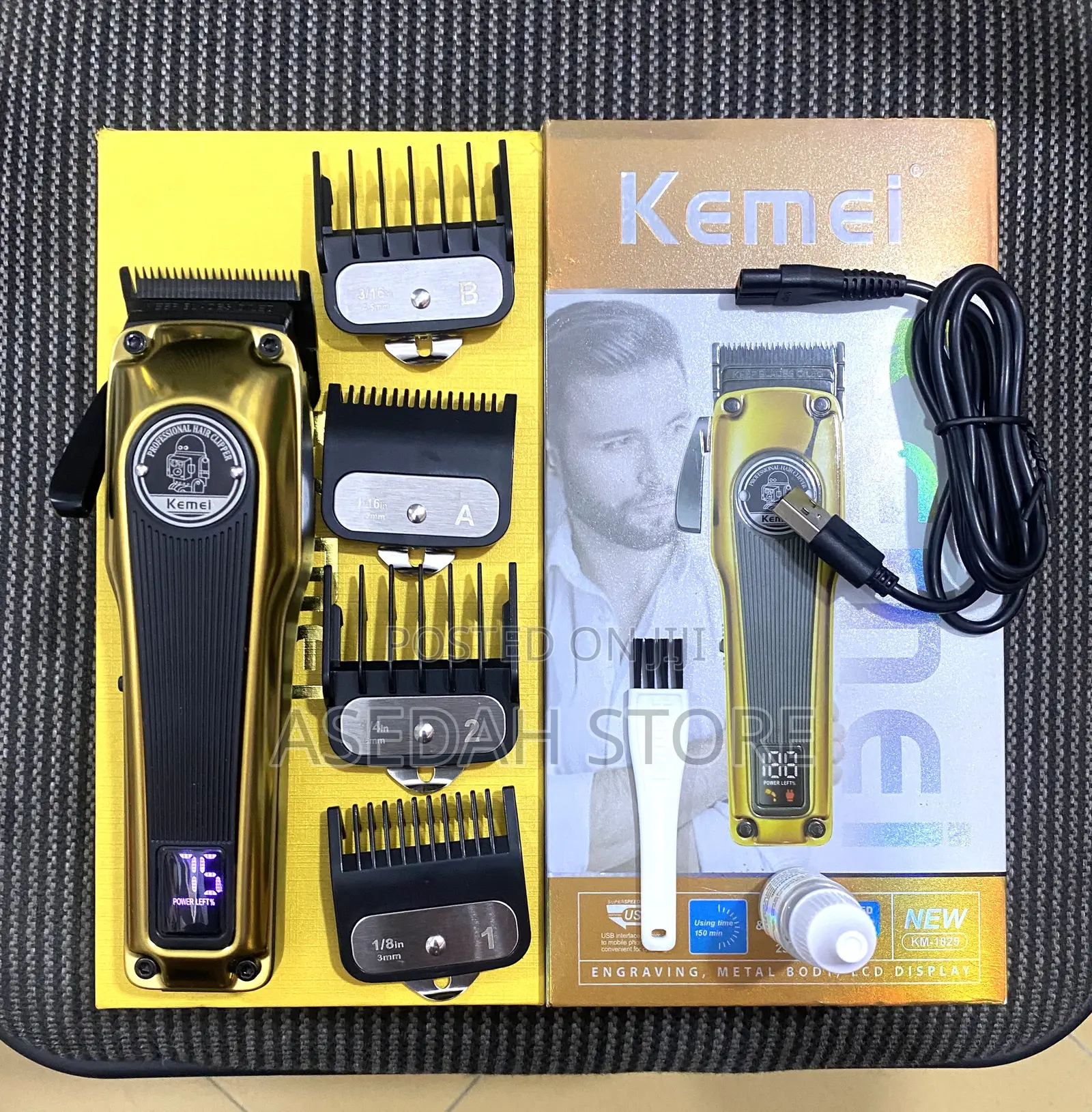 Kemei Commercial Clipper Rechargeable