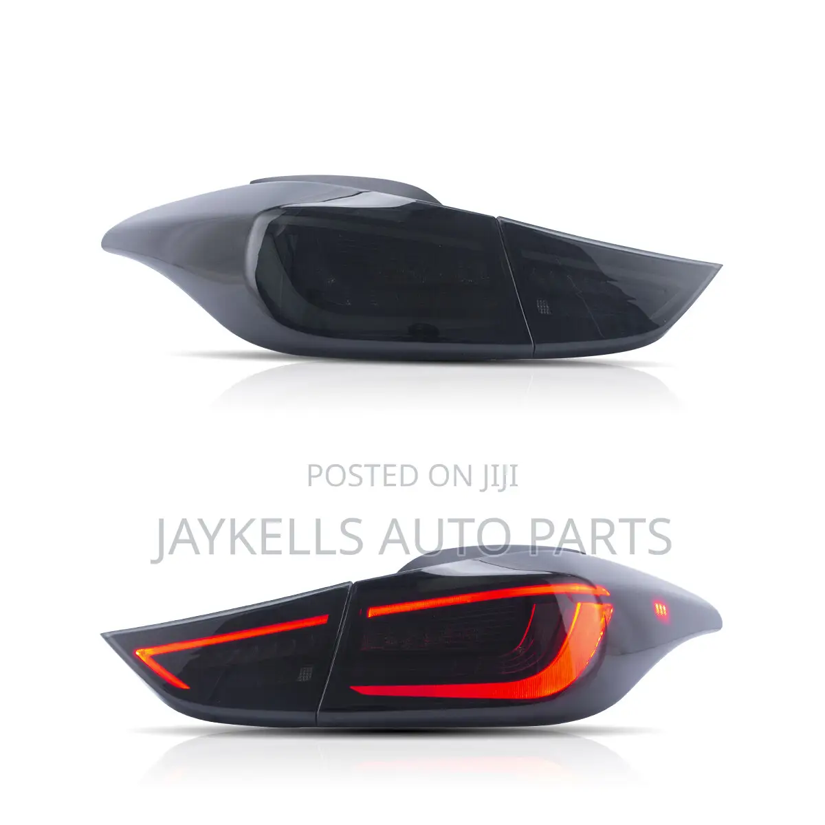 2011-2016 Hyundai Elantra Smoked Led Taillight Pair