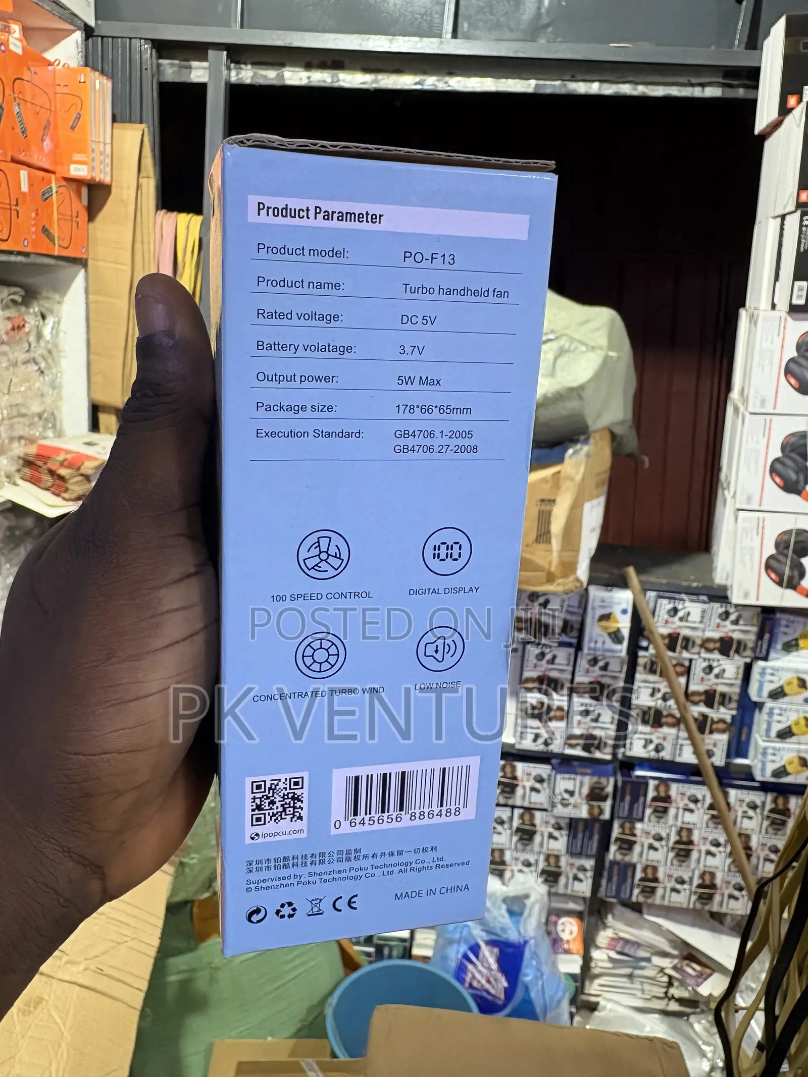 Popcu Turbo Handheld Fan