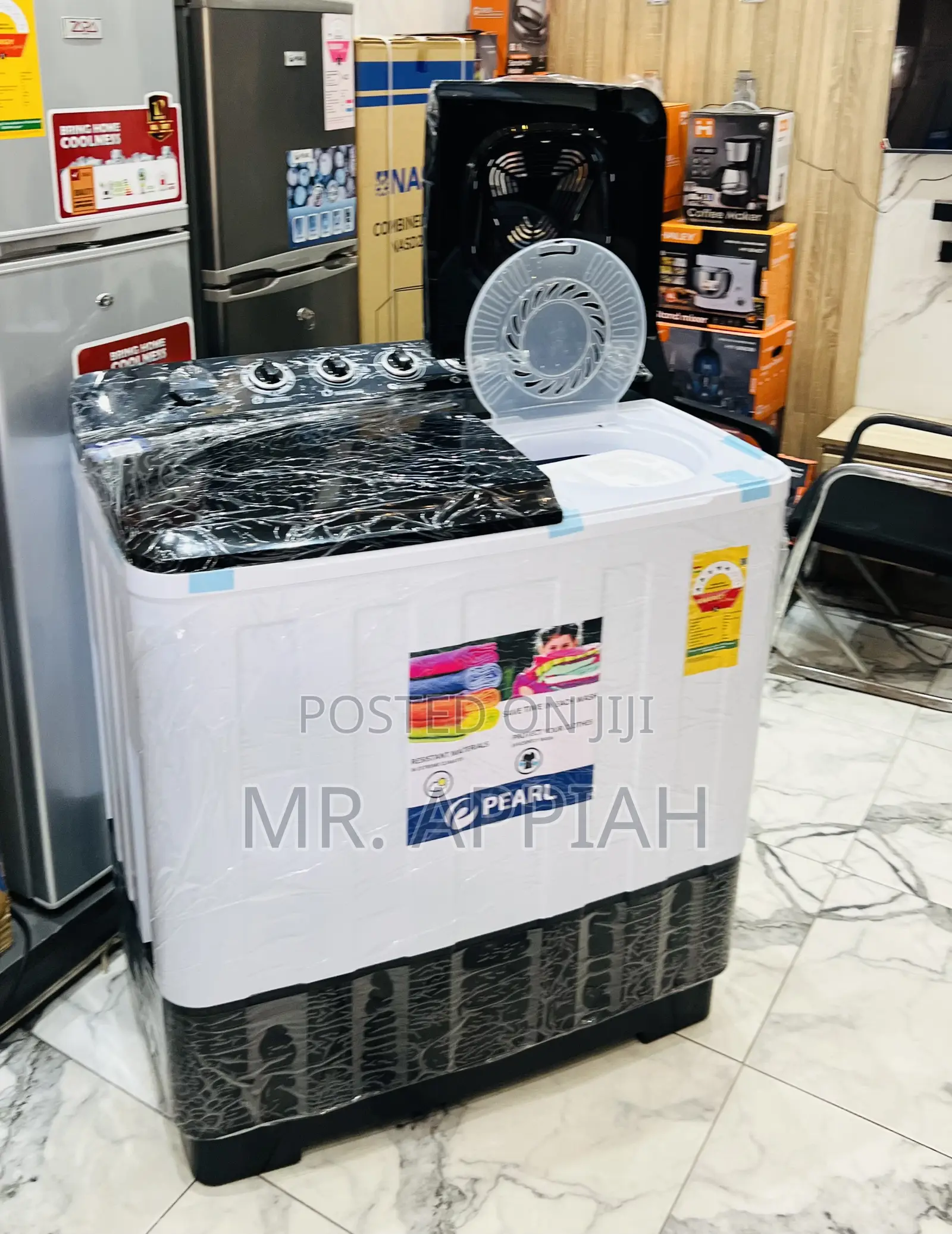 Get Affordable Pearl 18kg Twin Tub Top Load Washing Machine.