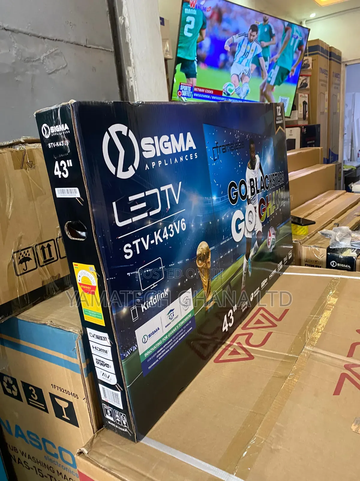 Sigma 43inch Digital Satellite Tv With Inbuilt Decoder