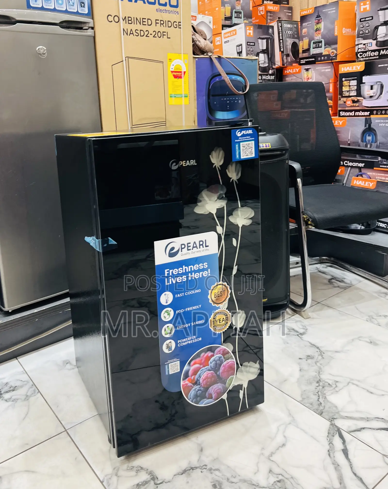 Purchase Classic Pearl Pf-109-2b 80l Glass Mirror Table Top Fridge 