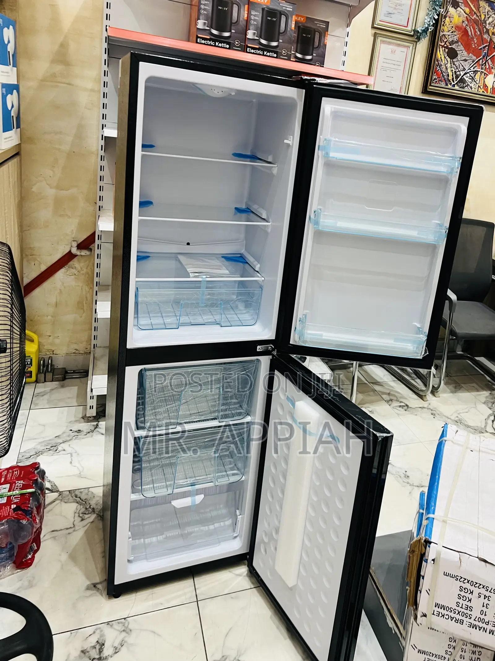 Check Out Nasco 196l Nasd2-24 2 Door Electric Refrigerator(Mirror)