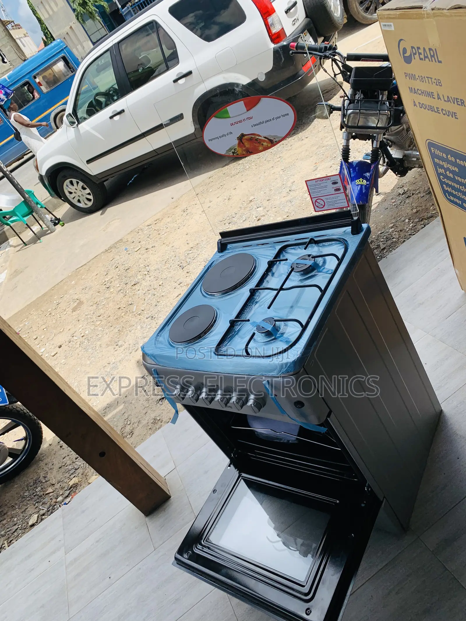 Limited Stock Gas Electric Cooker Oven Grill 2-2 Stove 60/60