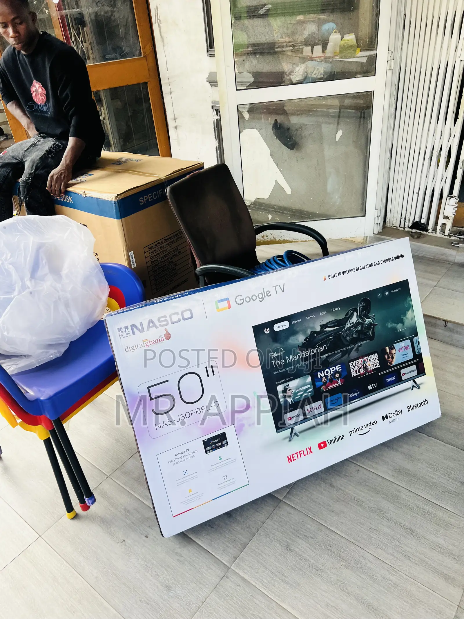 Buy Premium Nasco 50 Inches Uhd Smart Television(Black)