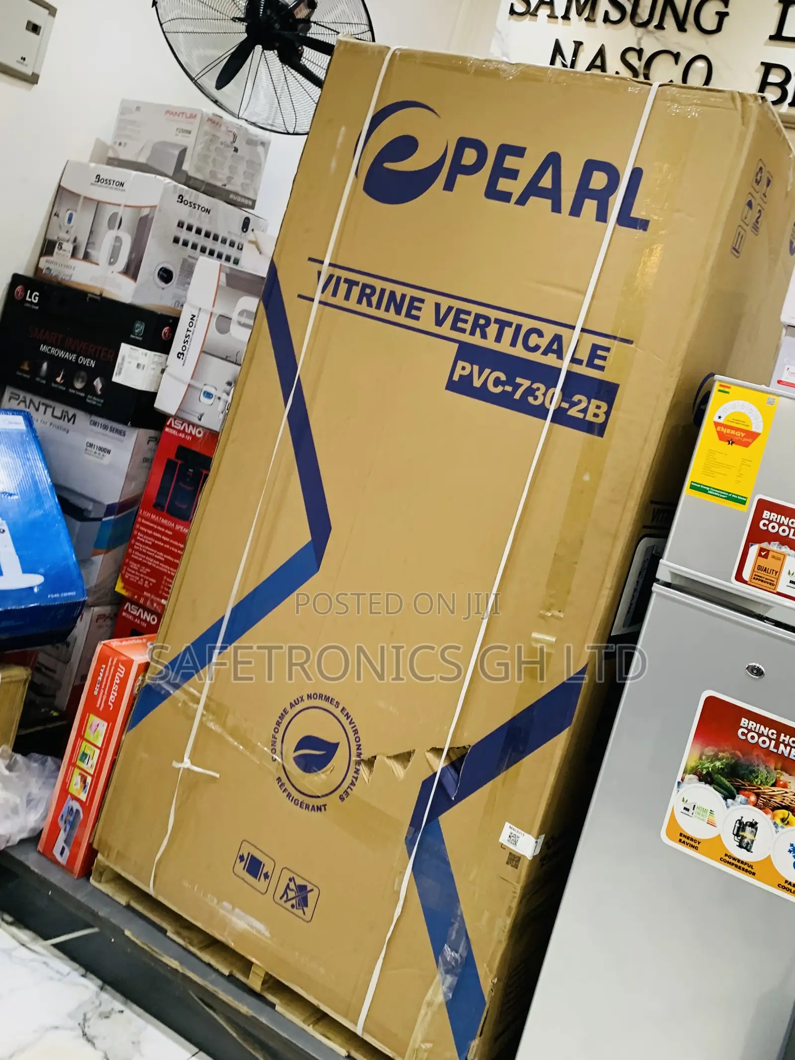 Reliable Best Pearl PVC-730 Double Door Display Fridge