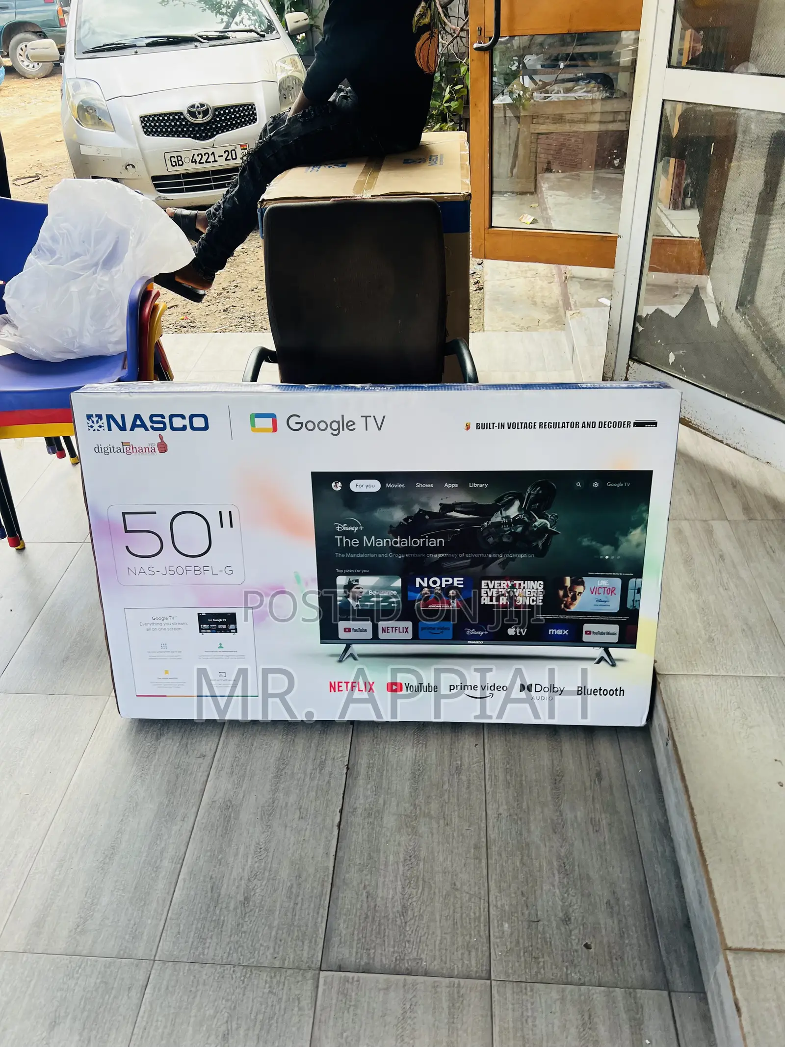 Sleek Nasco 50 Inch Led Digital Satellite Smart Tv 