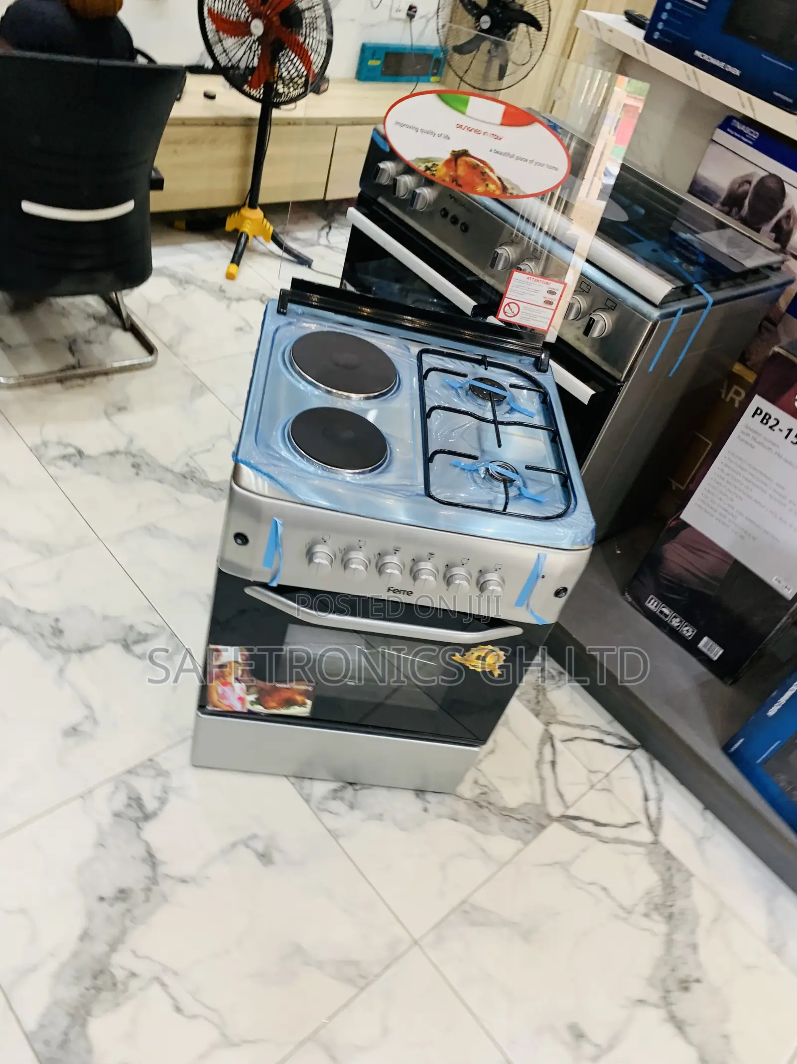 Best Sufficient Ferre 60x60cm 2+2 Burner Freestanding Gas Cooker Oven