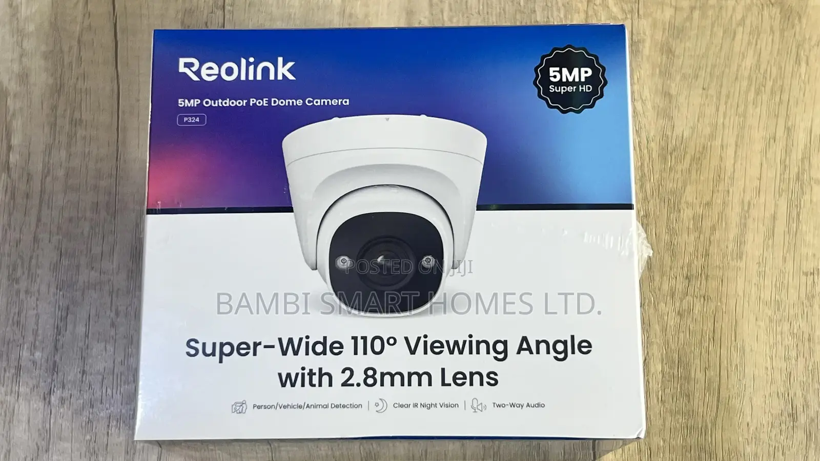 Reolink 5mp Outdoor Poe Dome Camera
