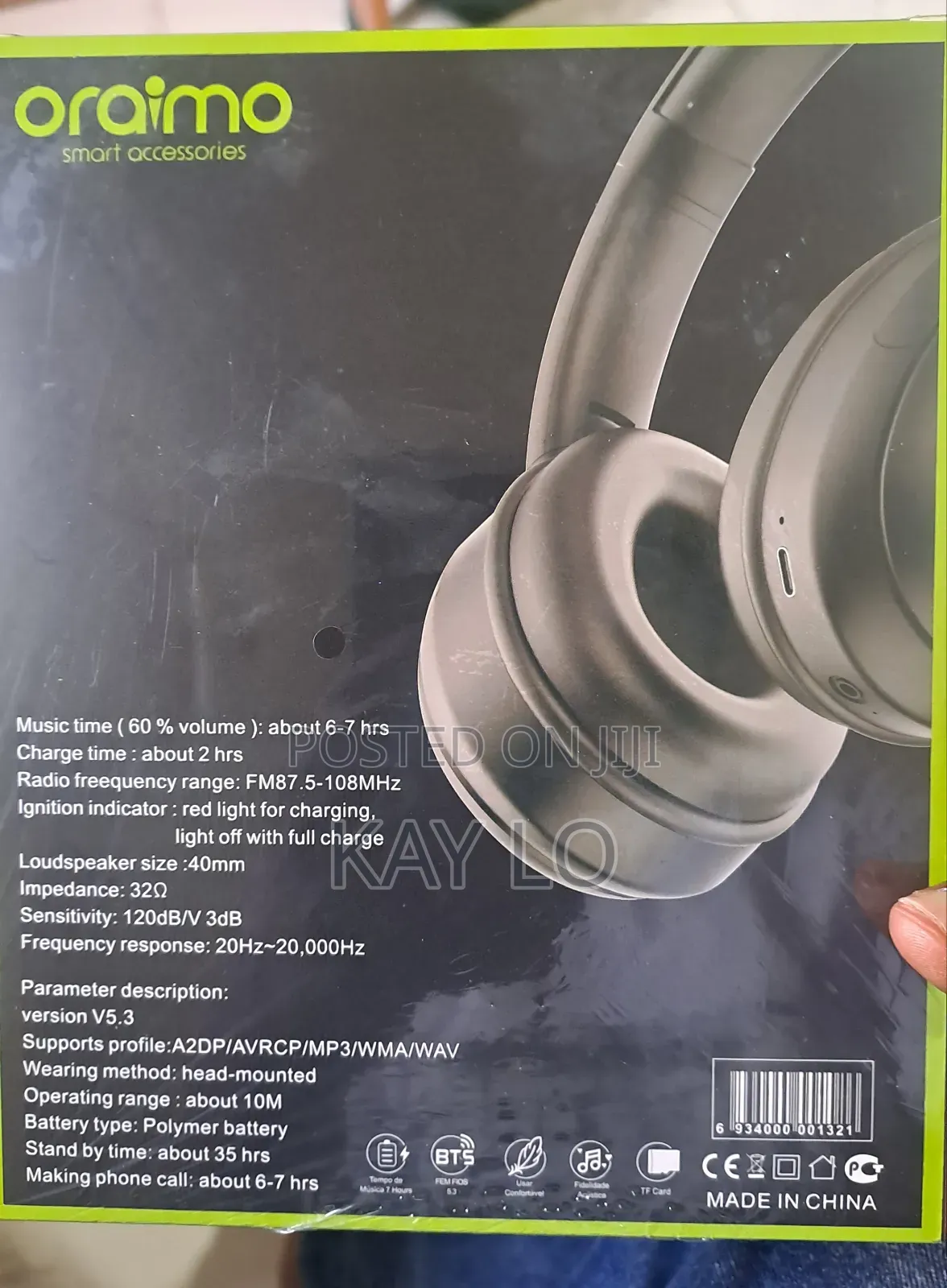 Or-116 Sound Bass Headset