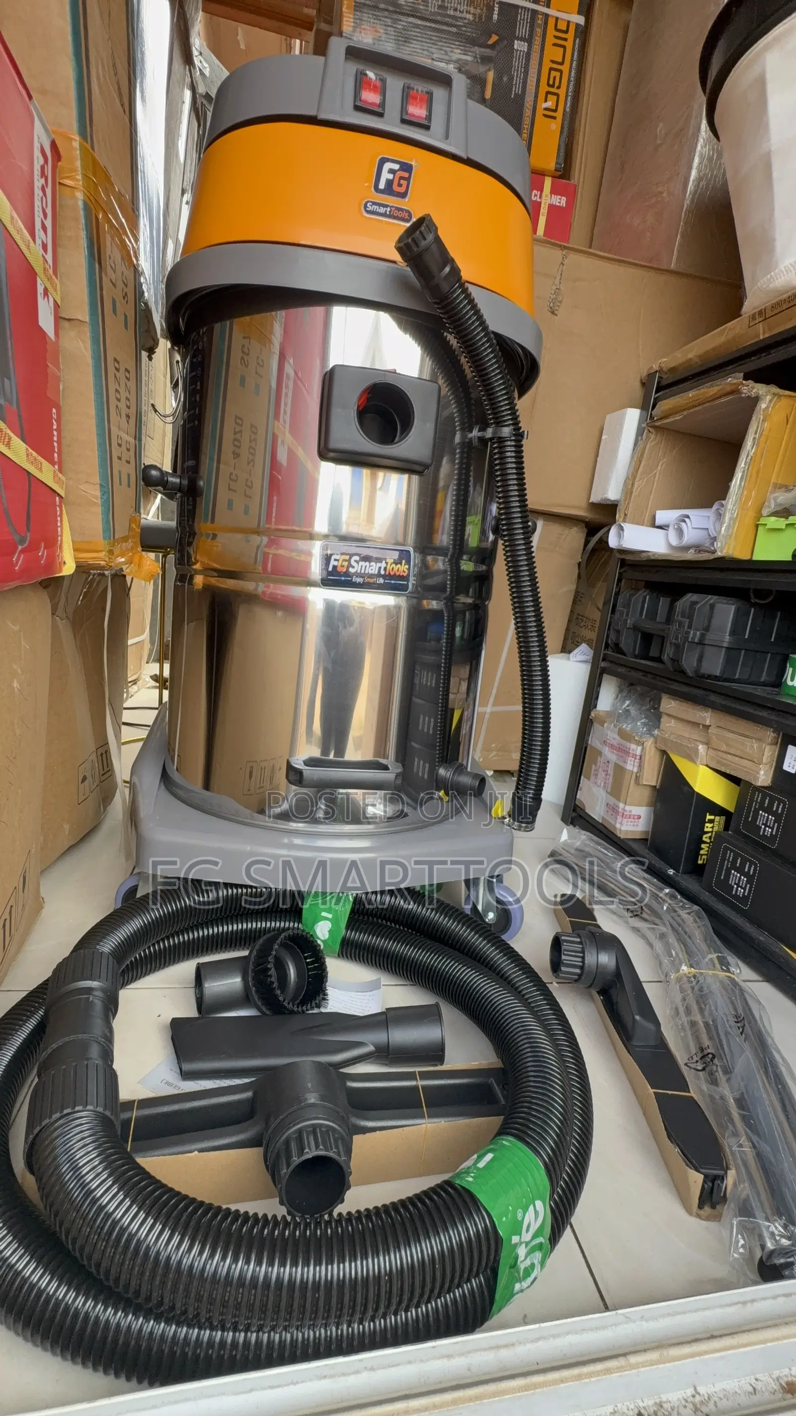60 Litres Vacuum Cleaner Wet Dry 3000w