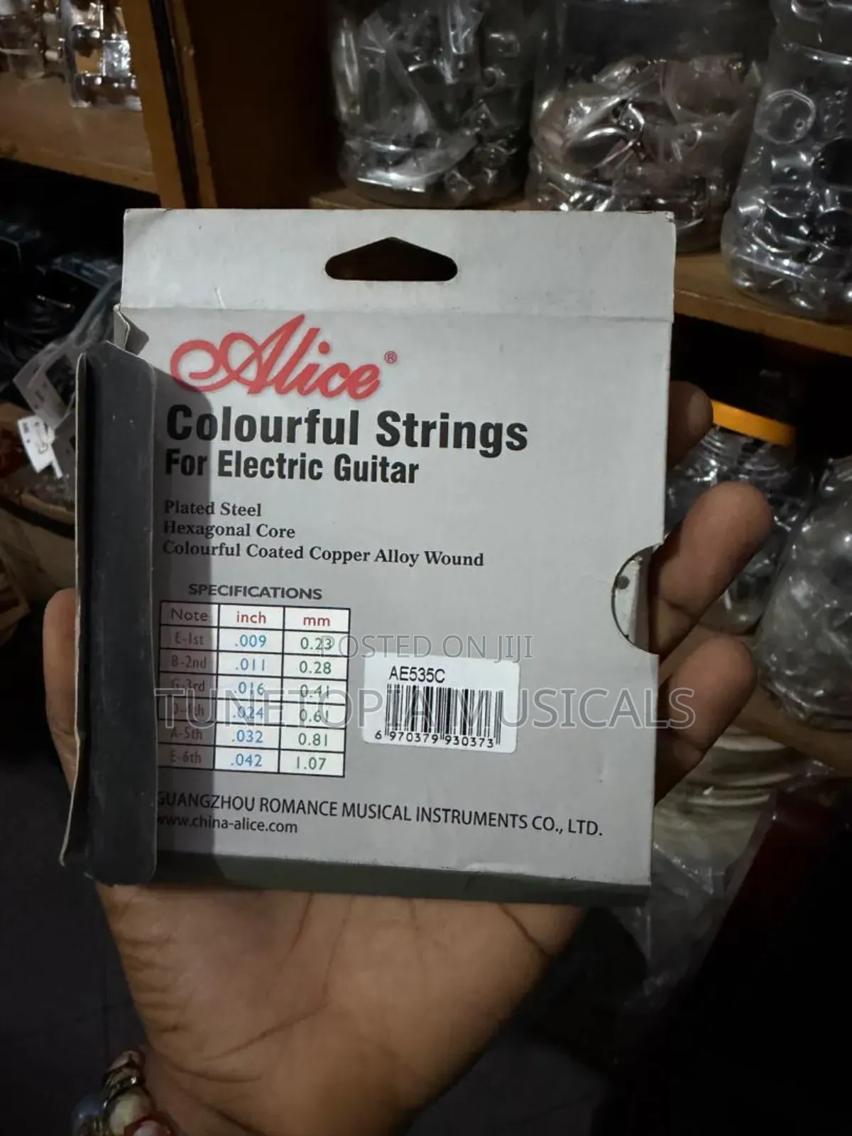 Alice Ae535c Colourful Strings for Electric Guitar