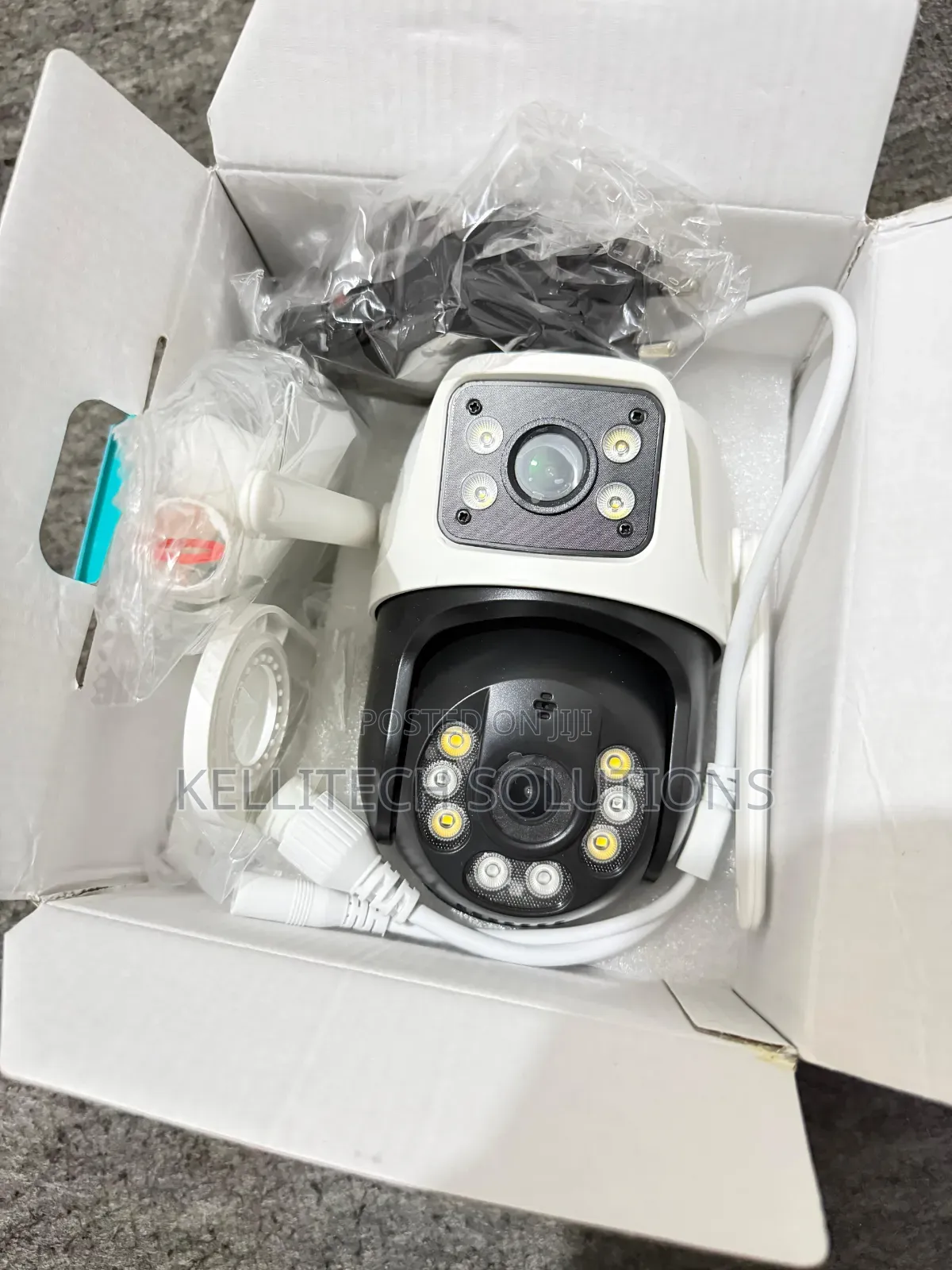 Latest Dual Lens Security Camera 8mp CCTV Icsee App