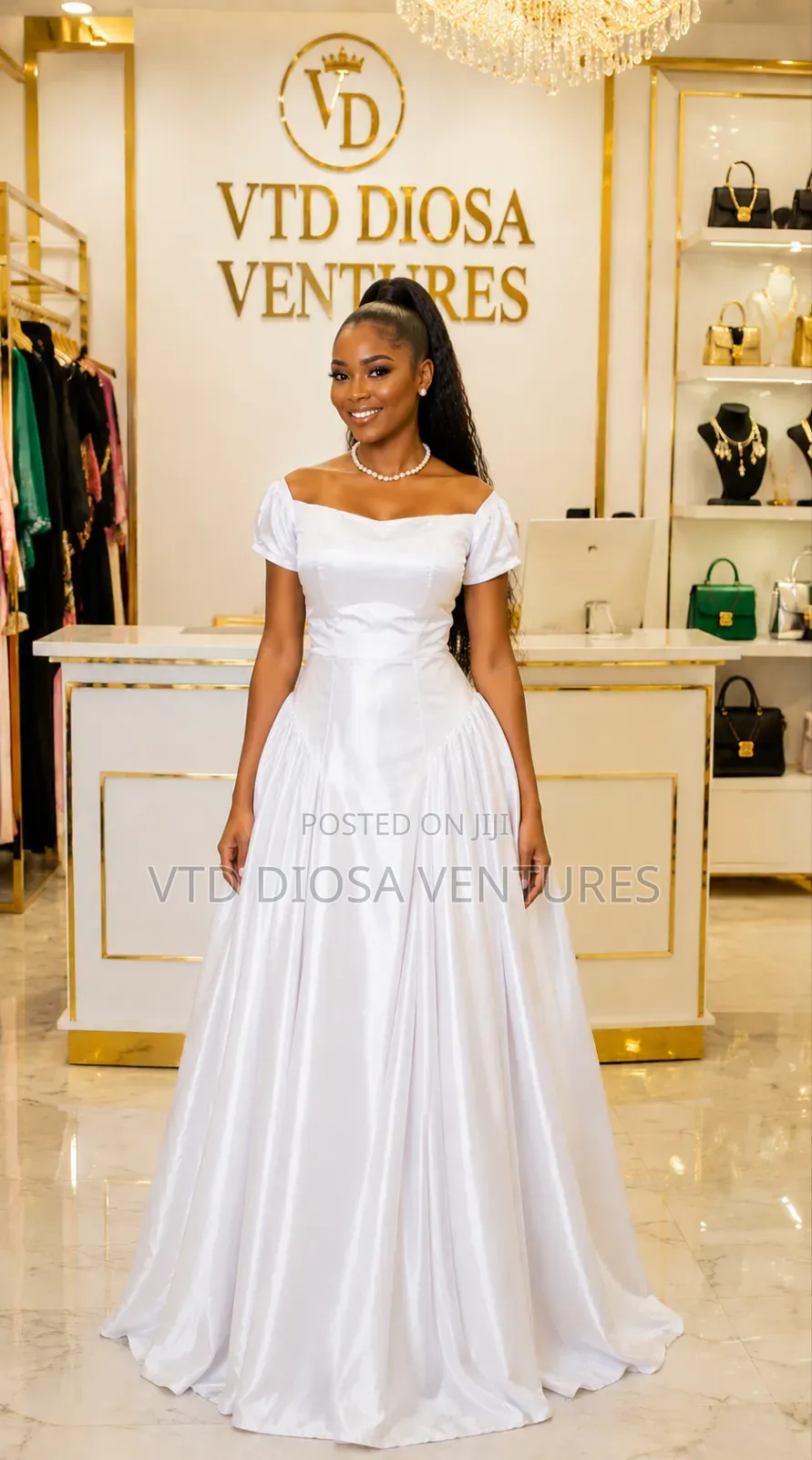 Royal White Dress