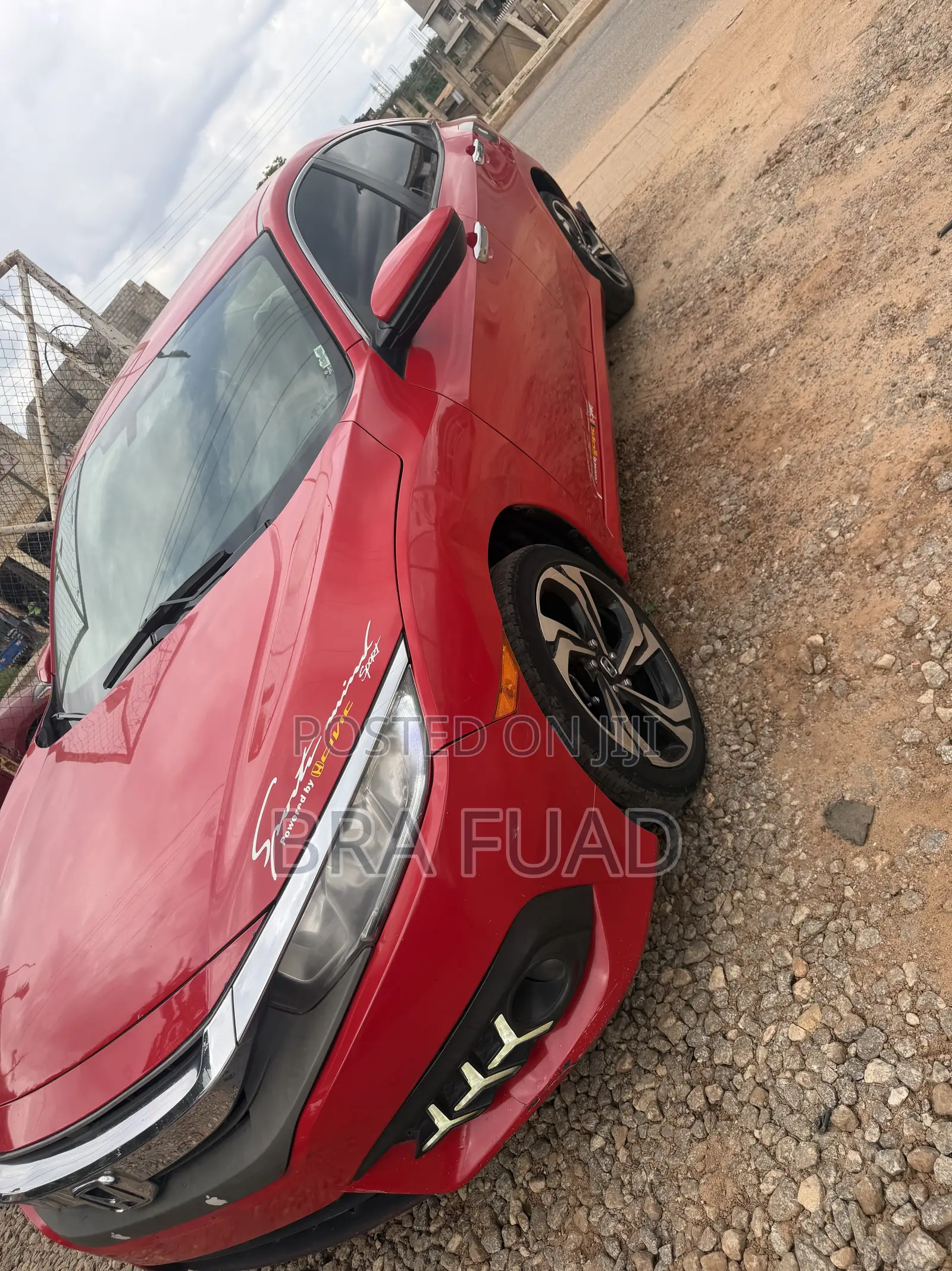 Honda Civic LX 4dr Sedan (2.0L 4cyl) 2016 Red