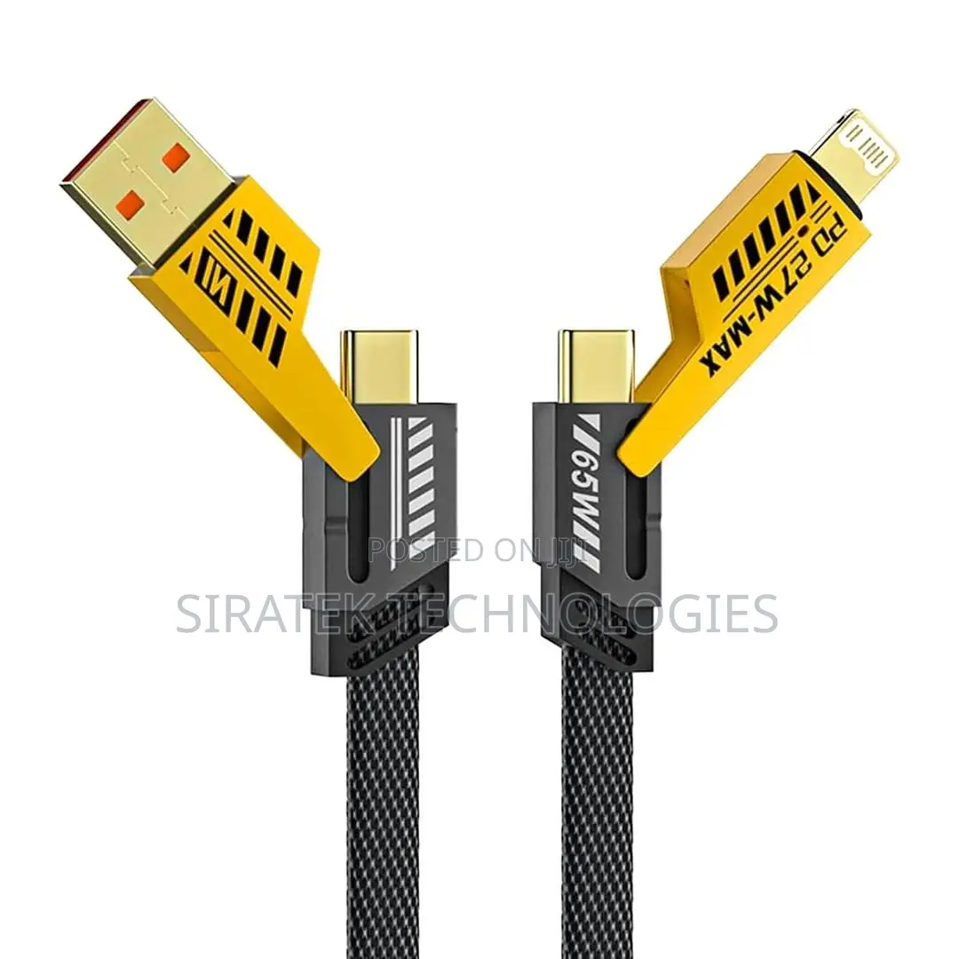 Multi-Function Data Cable, 4-in-1, Super Fast Data Cable