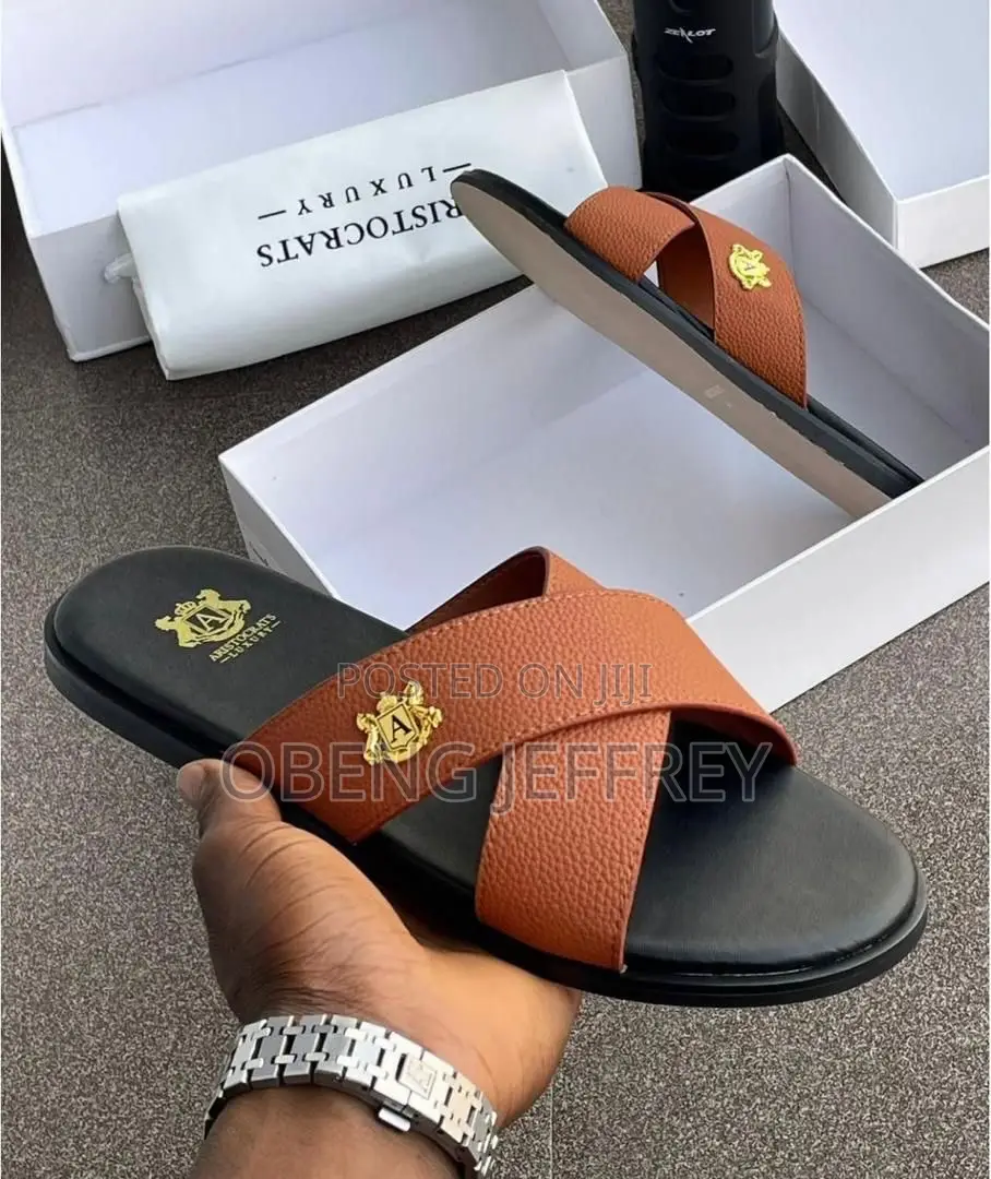 Original Aristocrats Slippers White/Black