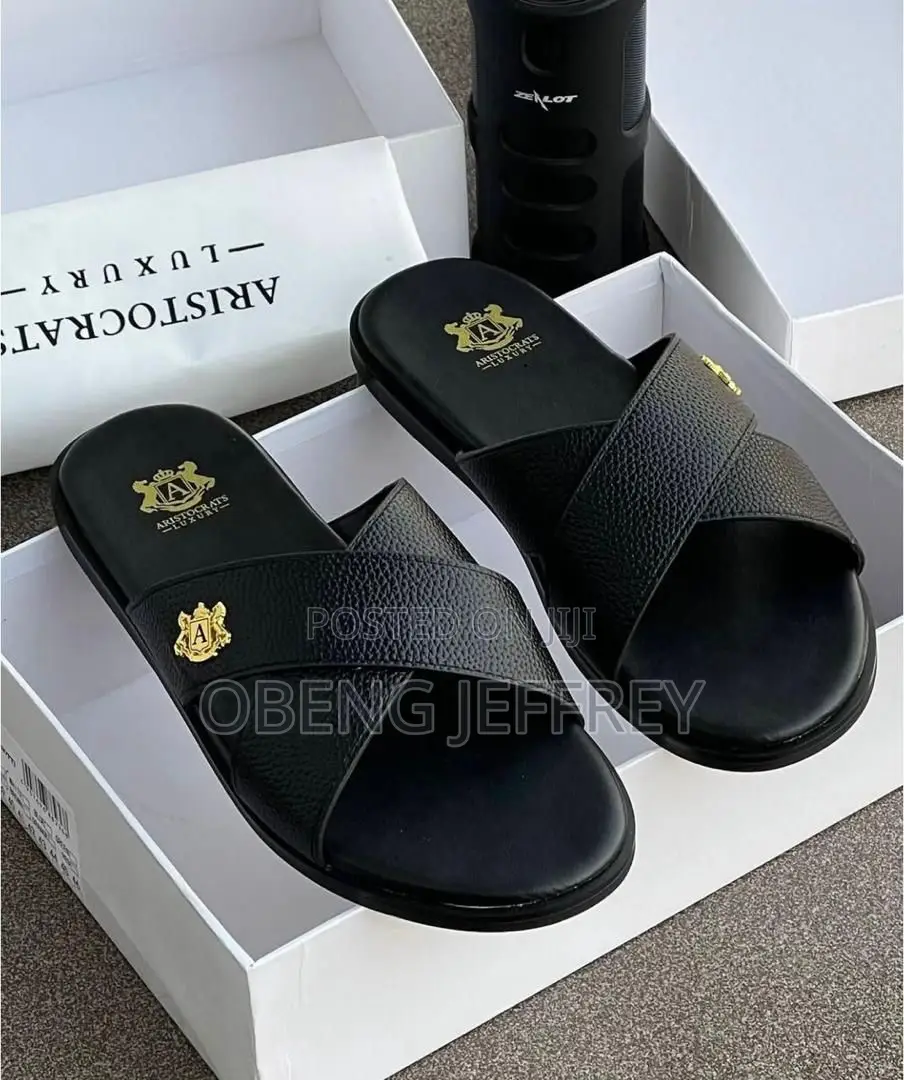 Original Aristocrats Slippers White/Black
