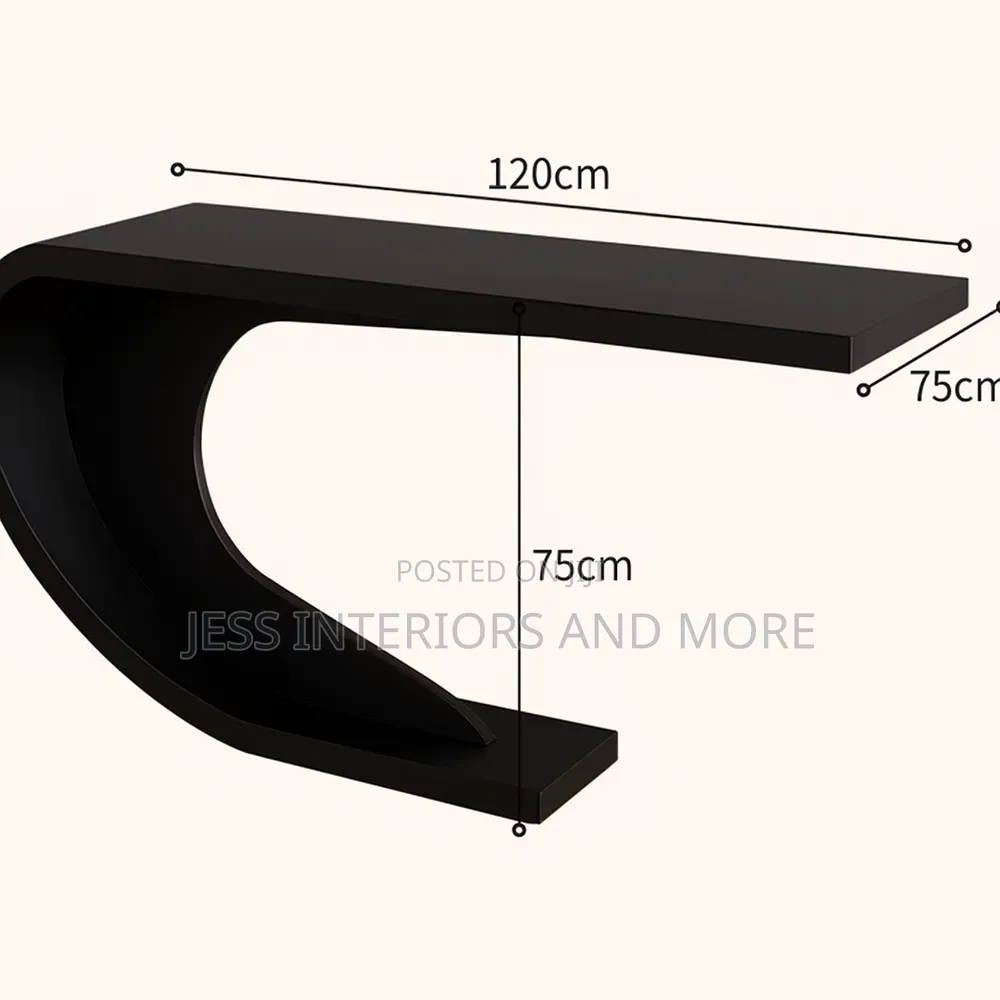 Console Table (Black)Ellis