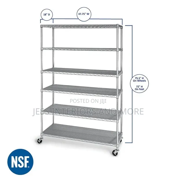 Member's Mark 6-Tier NSF Heavy Duty Wire Shelf