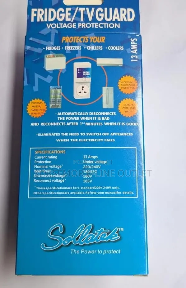 Sollatek Fridge Guard 13 Amps