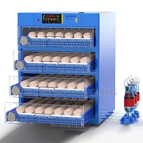 400 Egg Capacity Automatic Dual Power Egg Incubator
